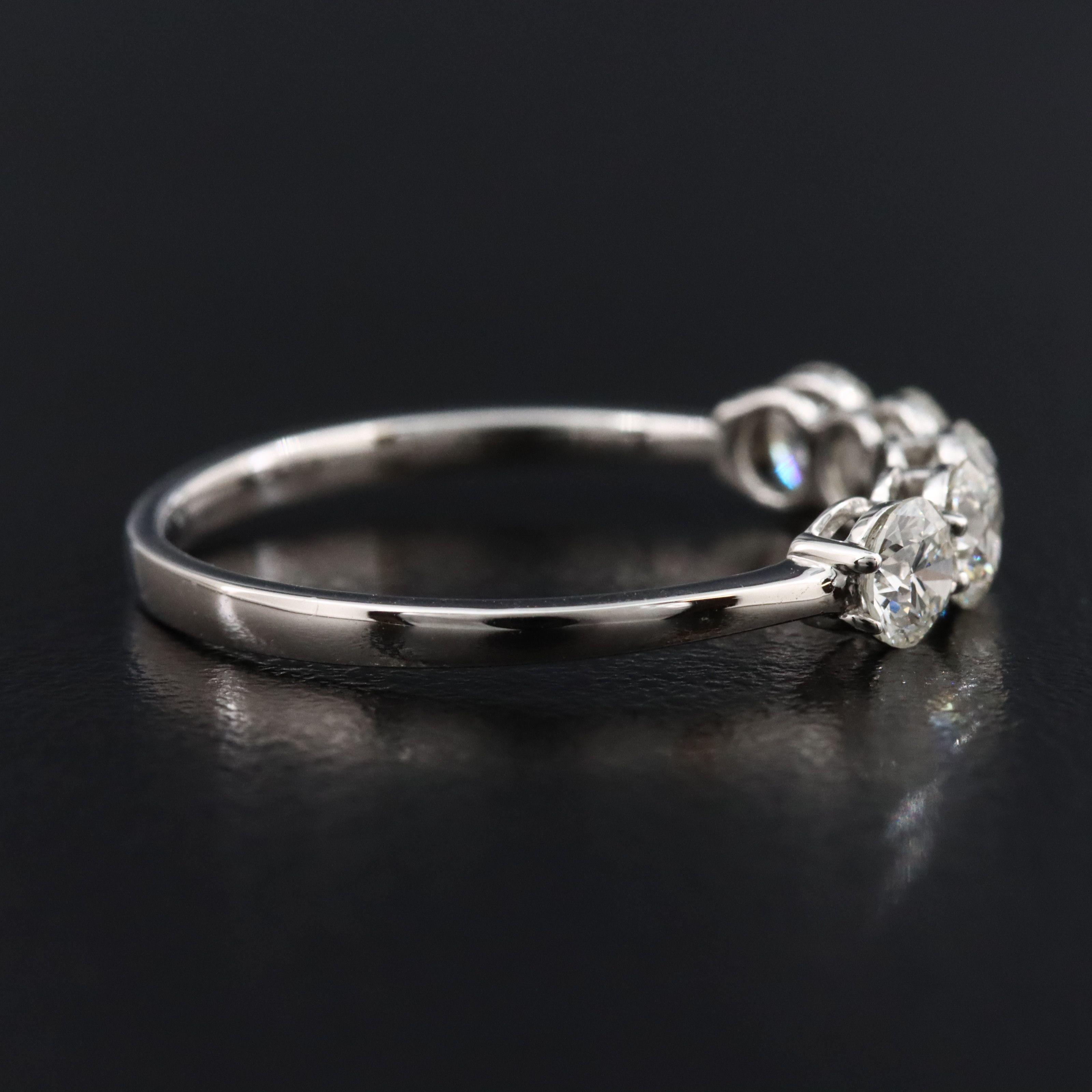 Platinum 0.93 CTW Diamond Ring