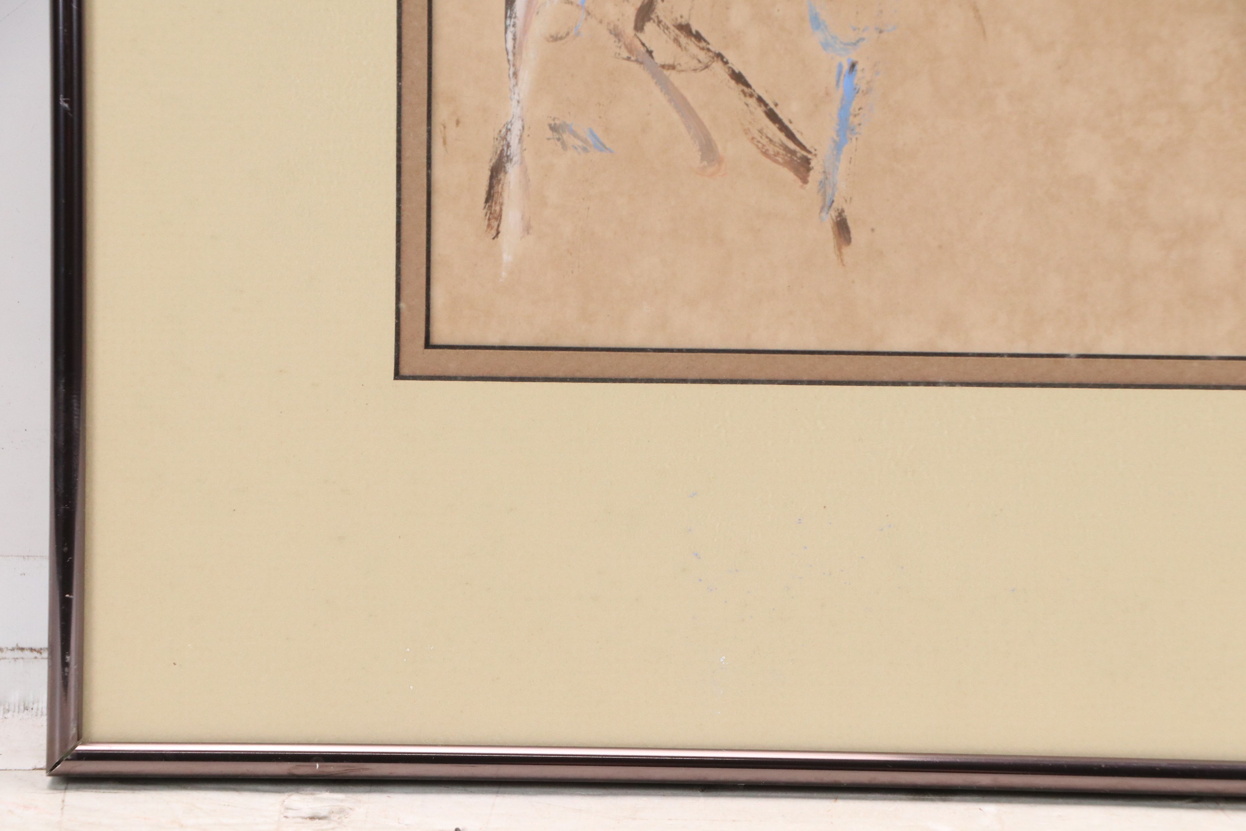 Benson Abstract Expressionist Style Acrylic Painting