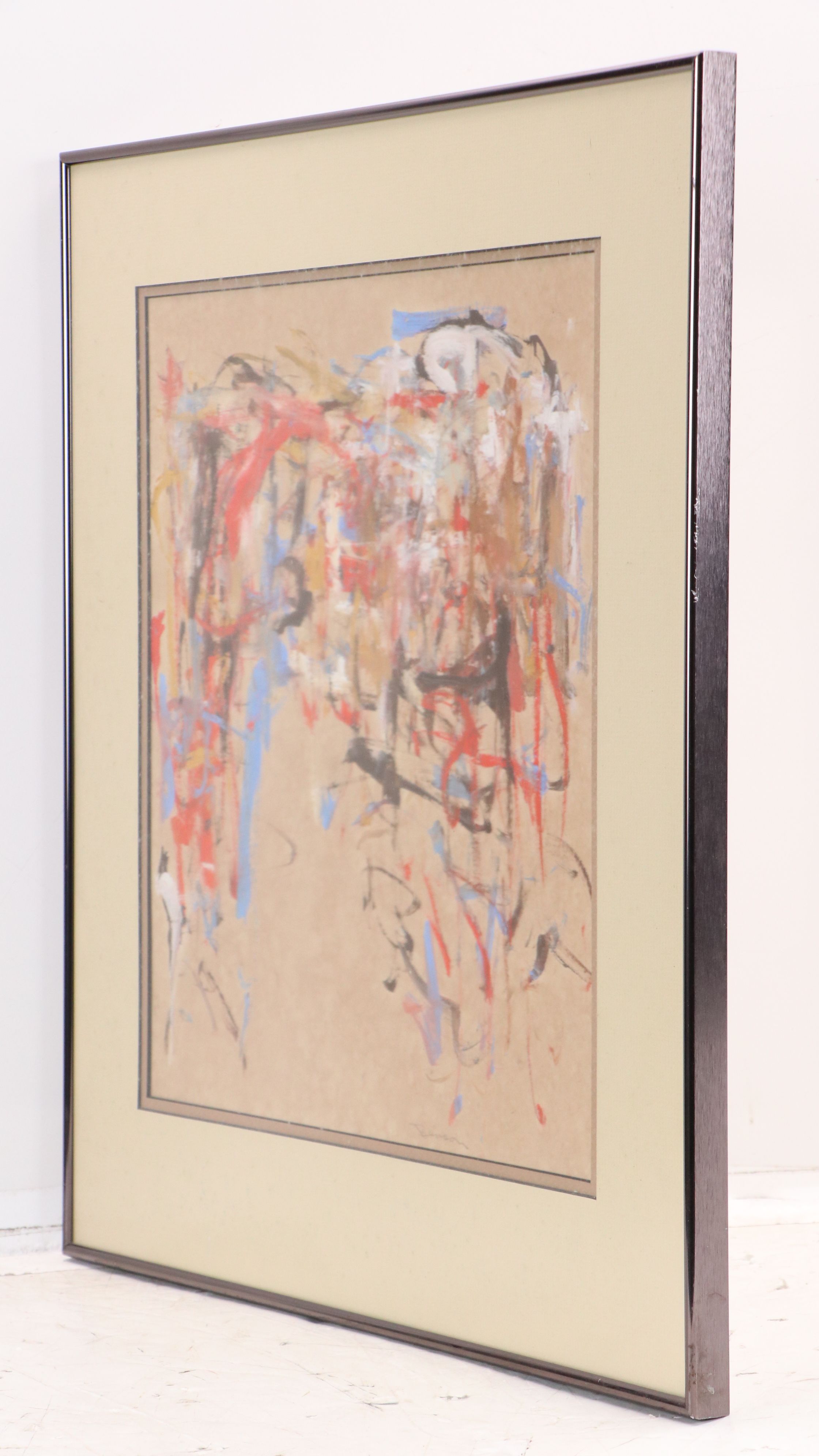 Benson Abstract Expressionist Style Acrylic Painting