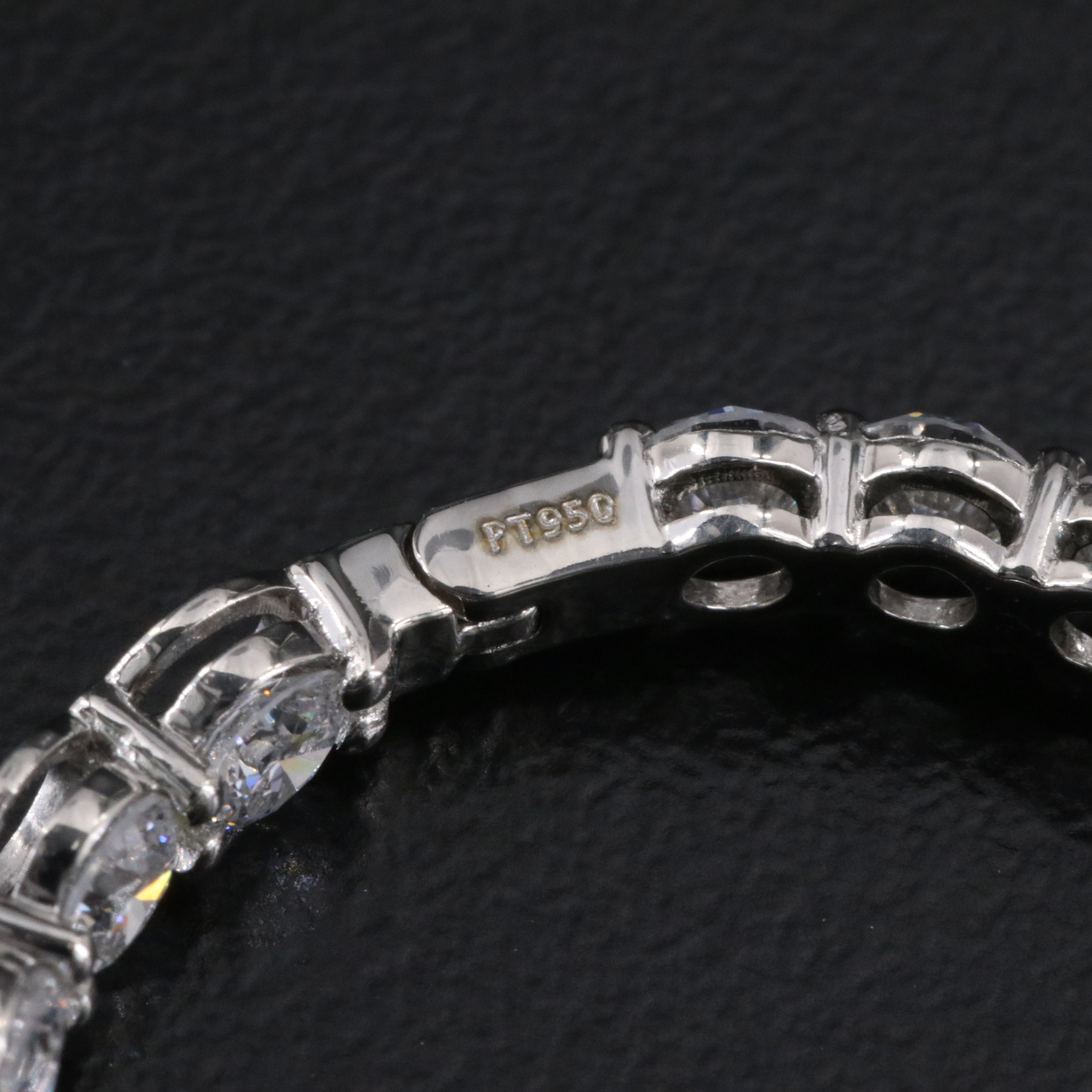 Platinum 4.44 CTW Lab Grown Diamond Inside-Out Hoop Earrings