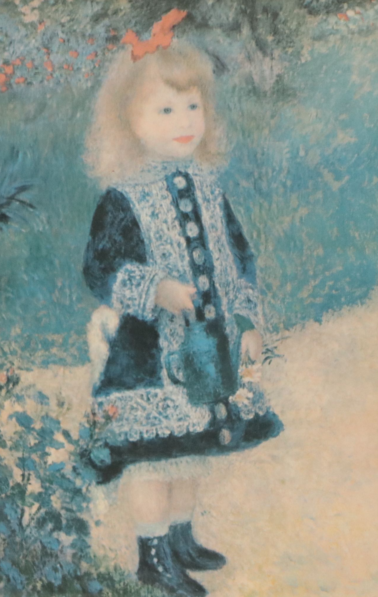 Offset Lithograph After Pierre-Auguste Renoir "A Girl with a Watering Can"