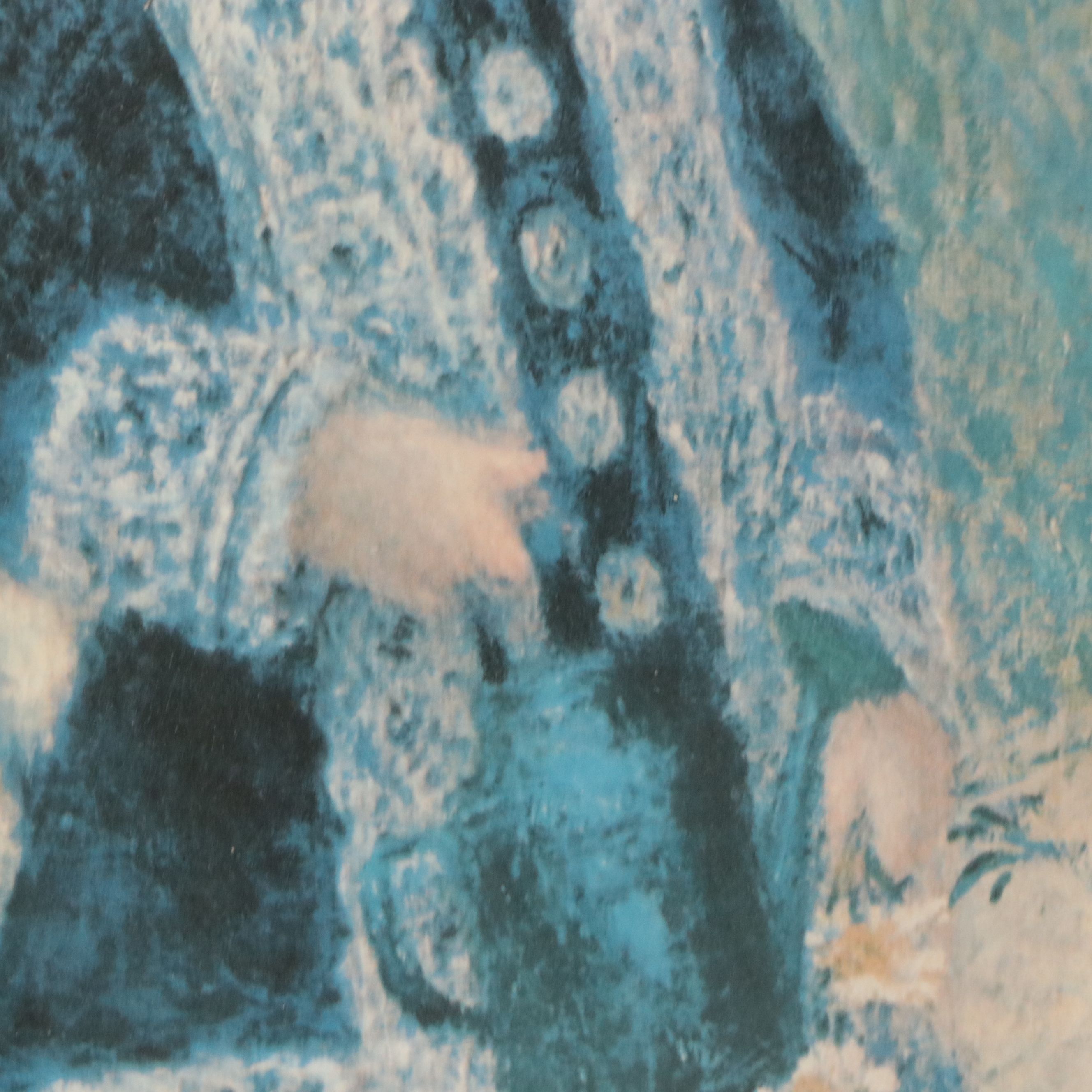 Offset Lithograph After Pierre-Auguste Renoir "A Girl with a Watering Can"