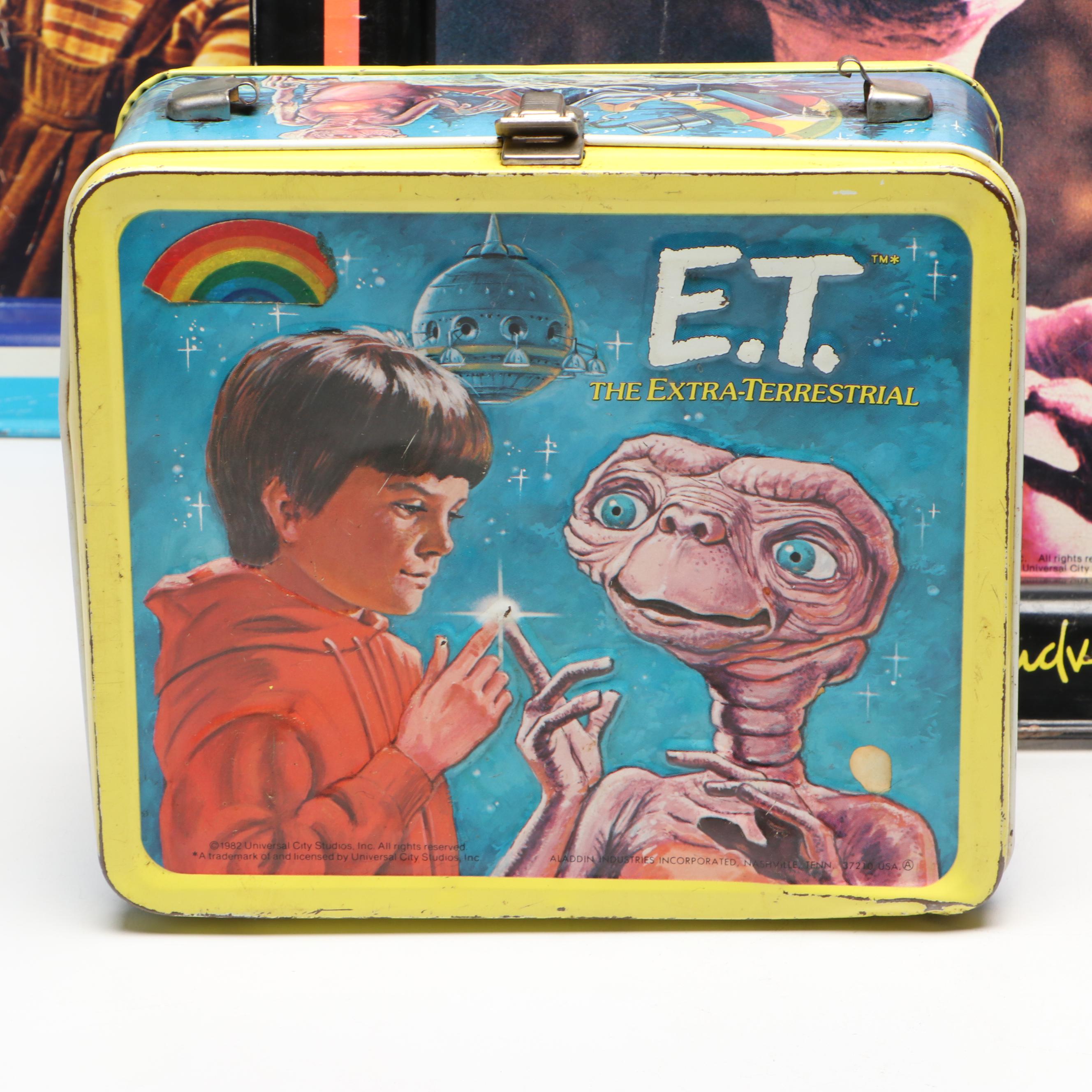Aladdin Industries E.T. Lunchbox with Other Folding Trays, 1982