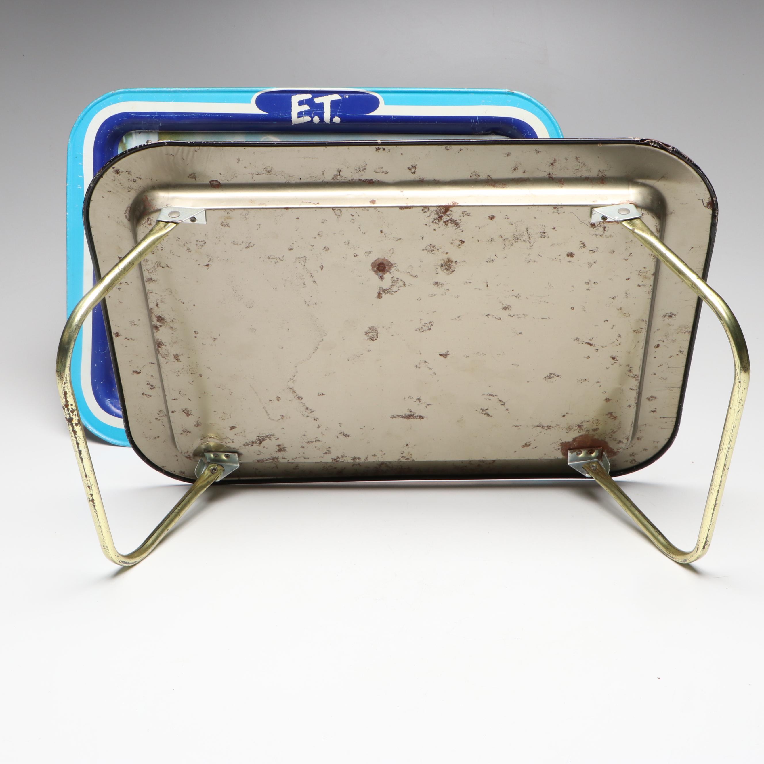 Aladdin Industries E.T. Lunchbox with Other Folding Trays, 1982