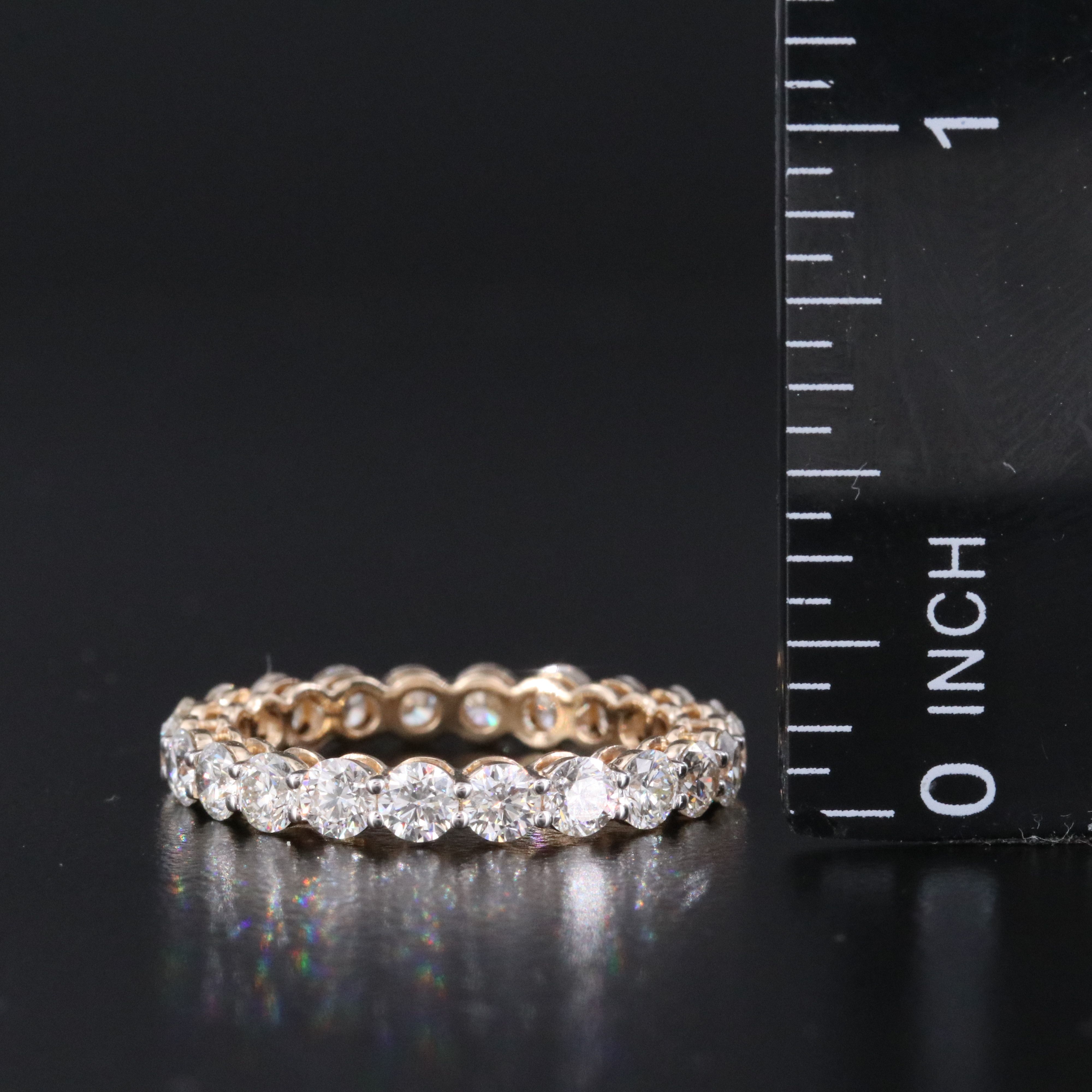 14K 2.22 CTW Diamond Eternity Band