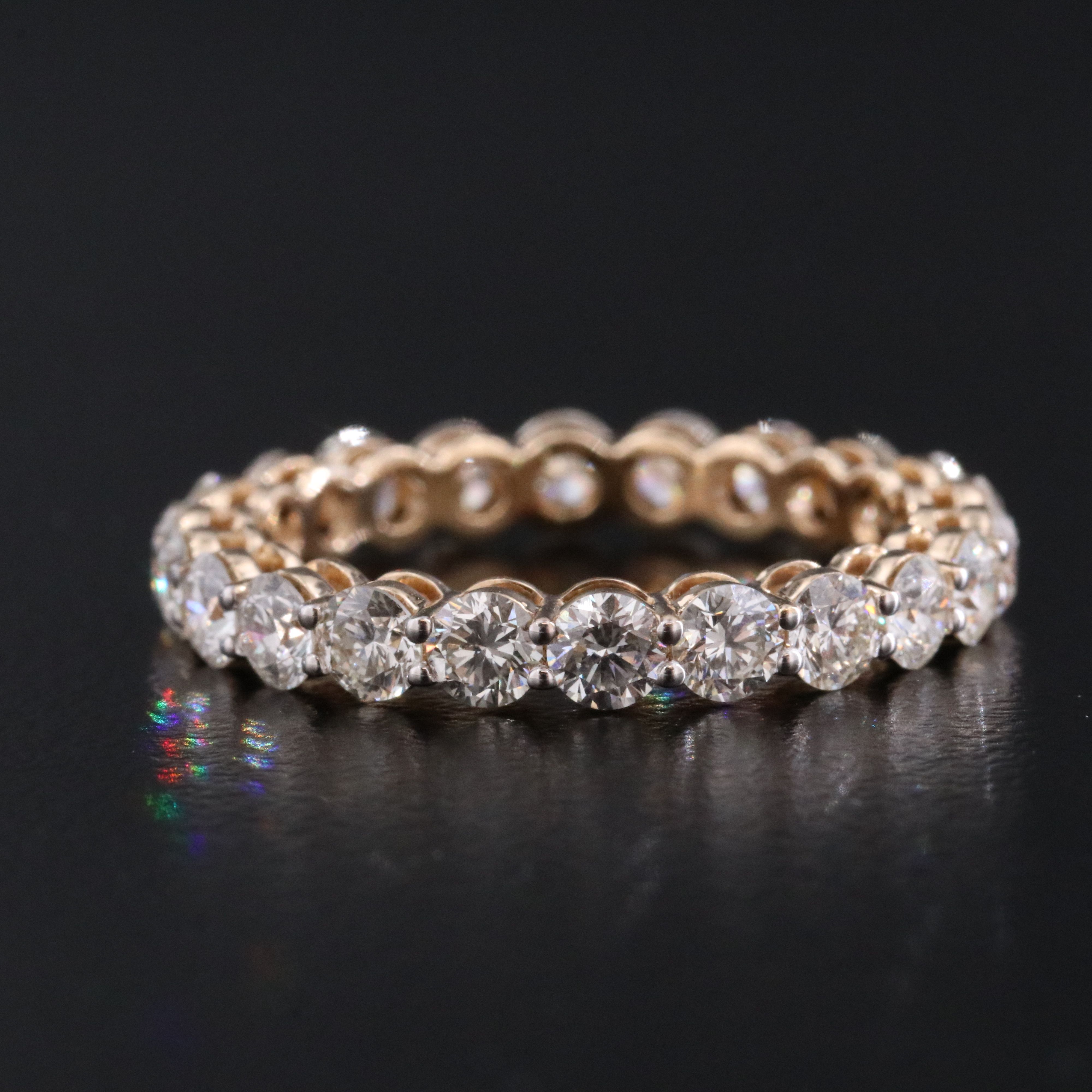 14K 2.22 CTW Diamond Eternity Band