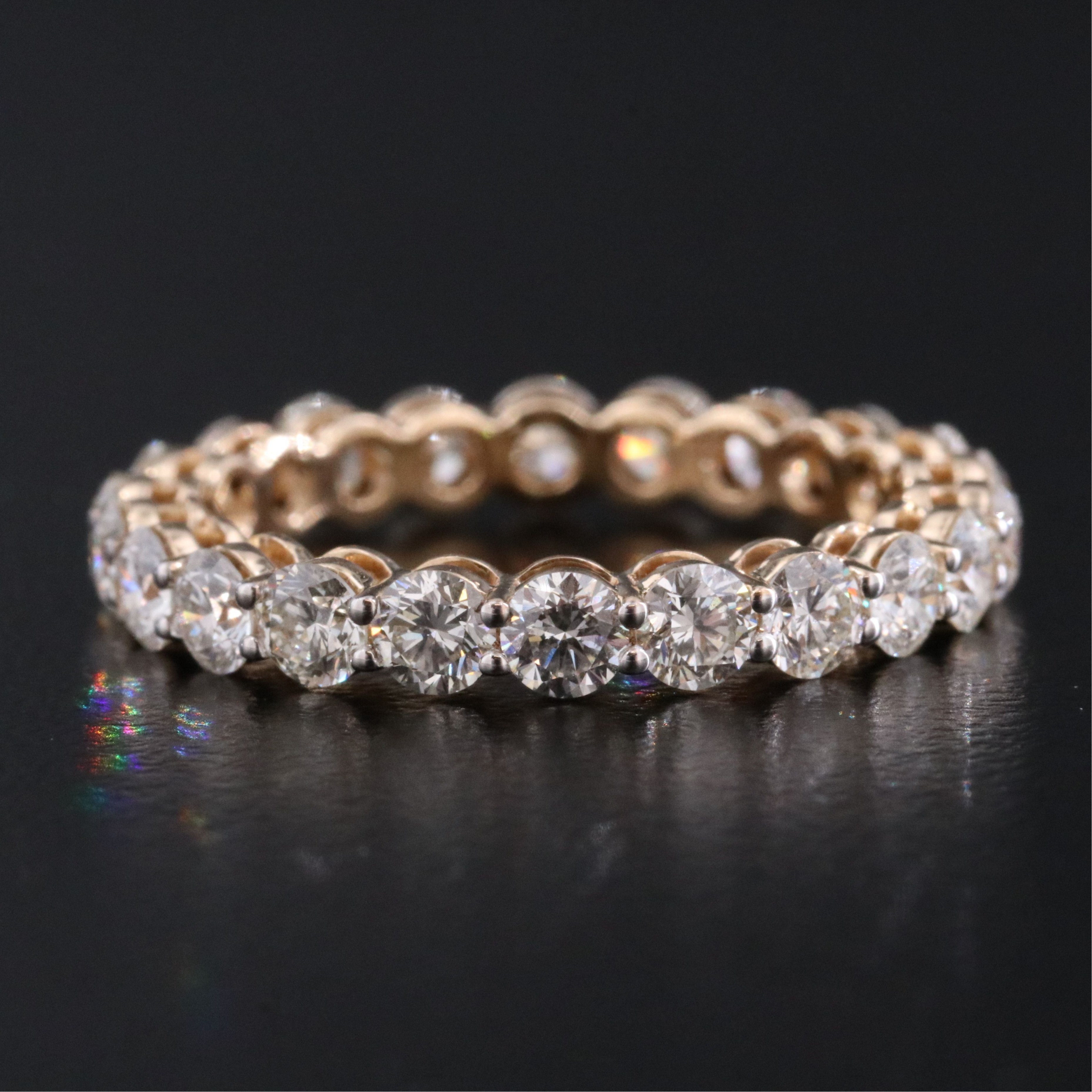 14K 2.22 CTW Diamond Eternity Band