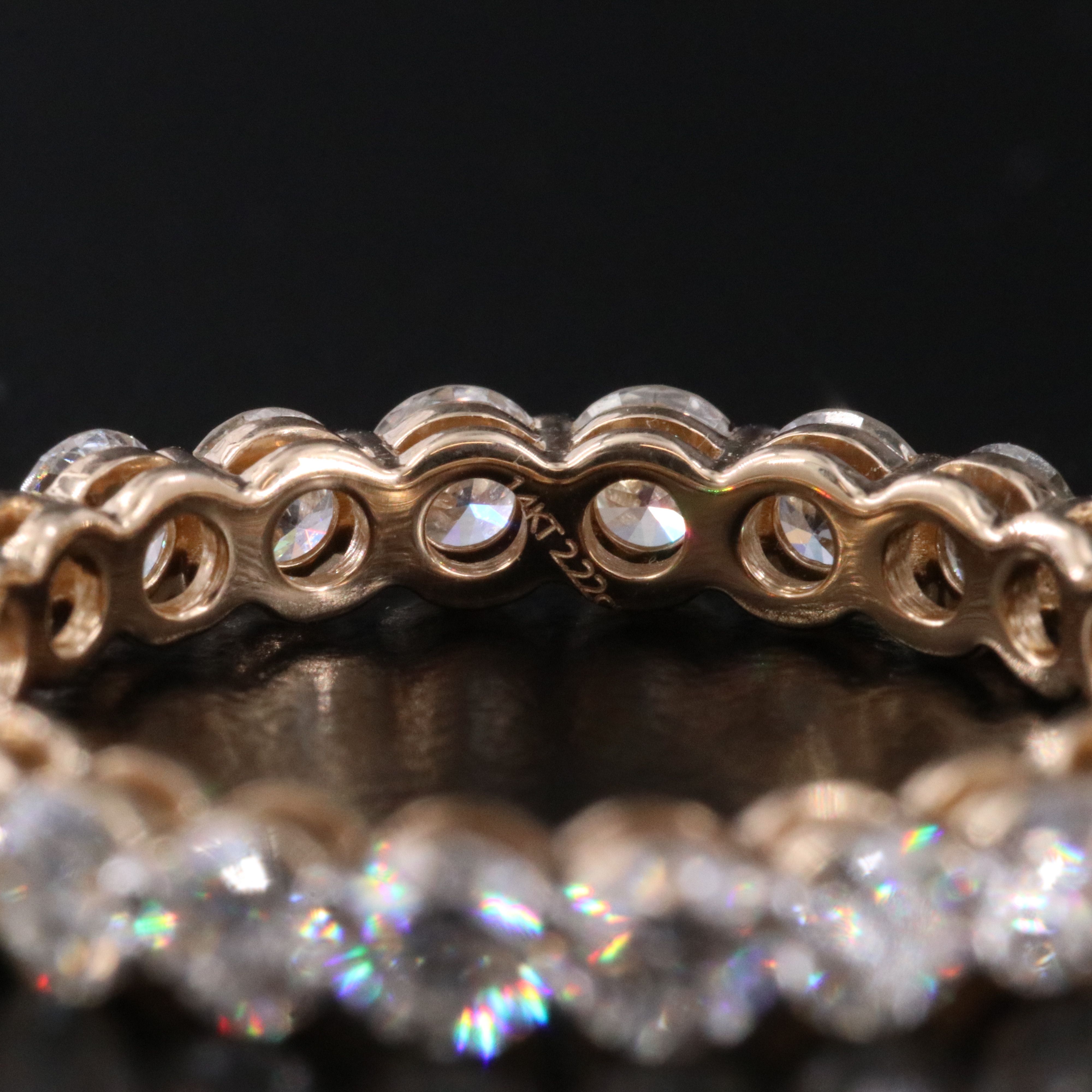 14K 2.22 CTW Diamond Eternity Band