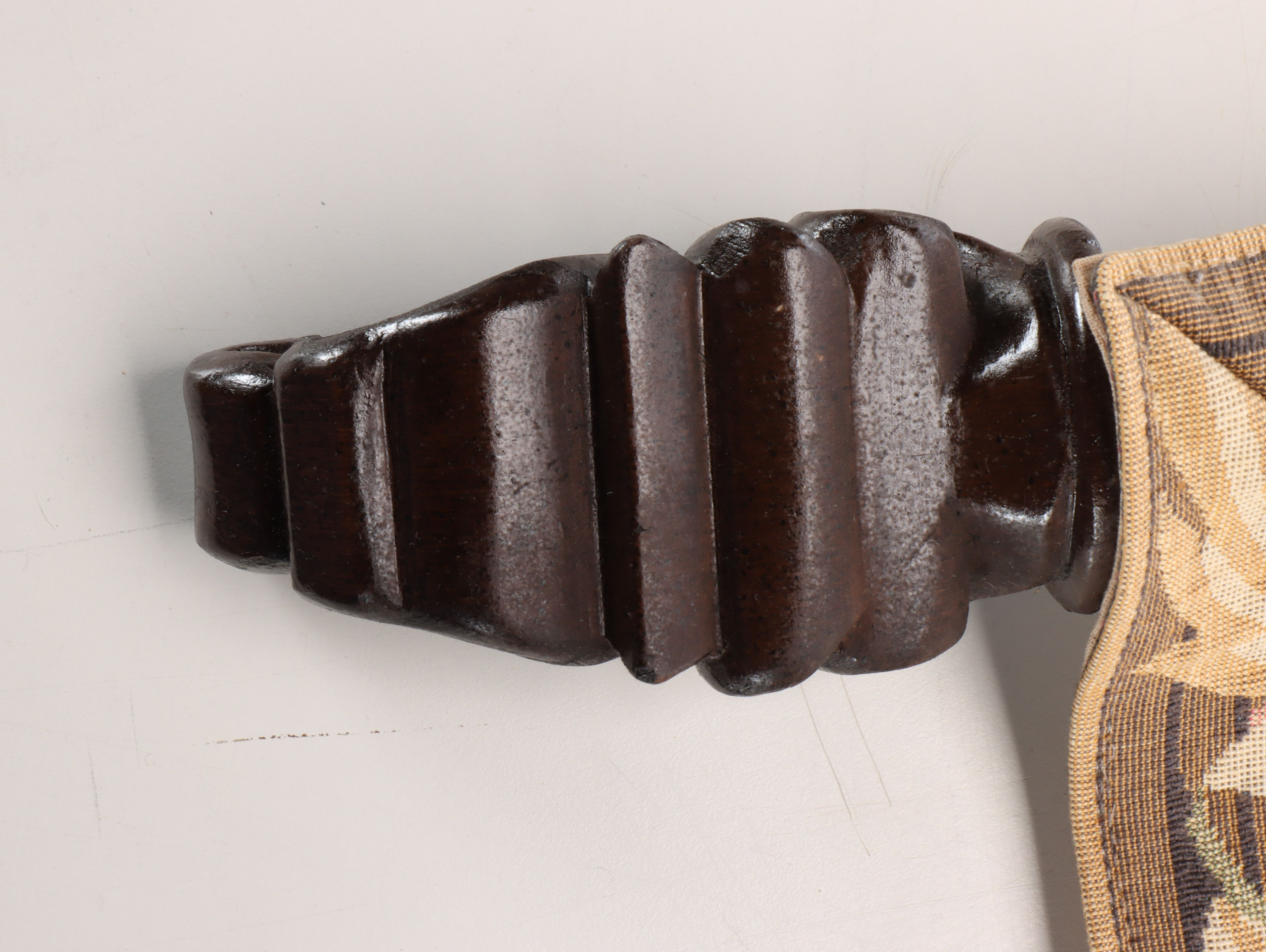 Tapestry Panel of Fox Hunt Scene with Wall Rod