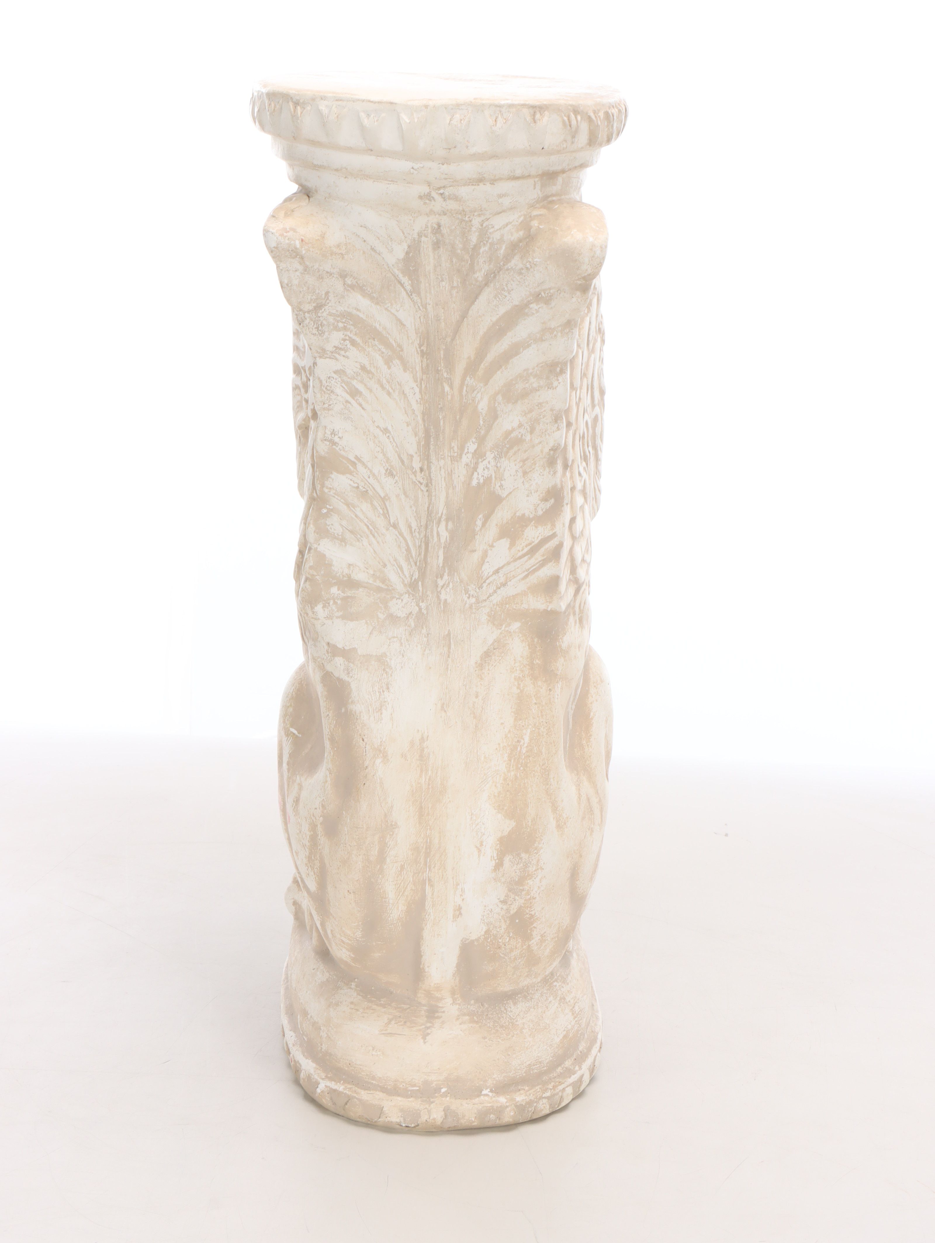 Winged Lion Cast Composite Garden Pedestal