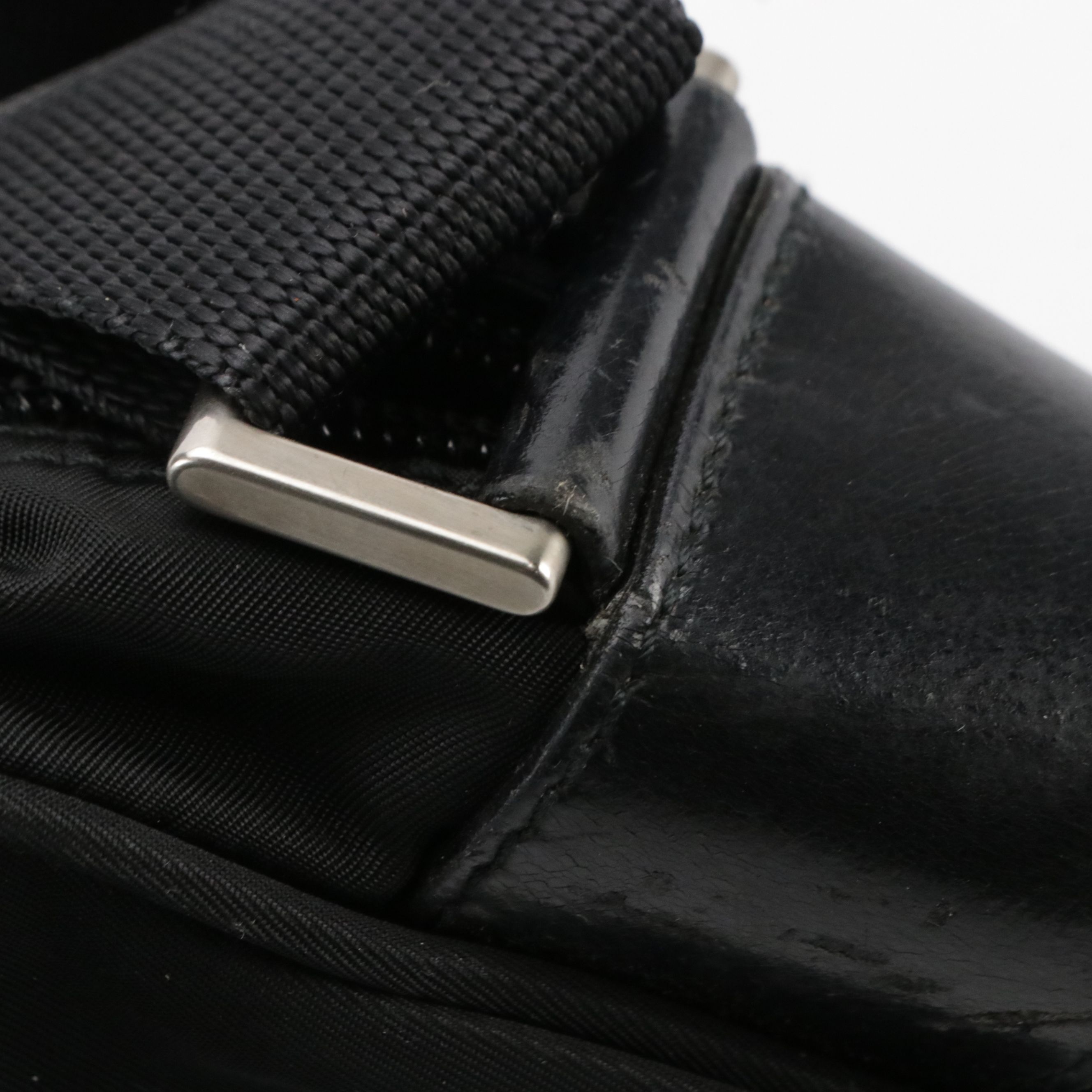 Prada Crossbody Bag in Black Tessuto Nylon and Leather