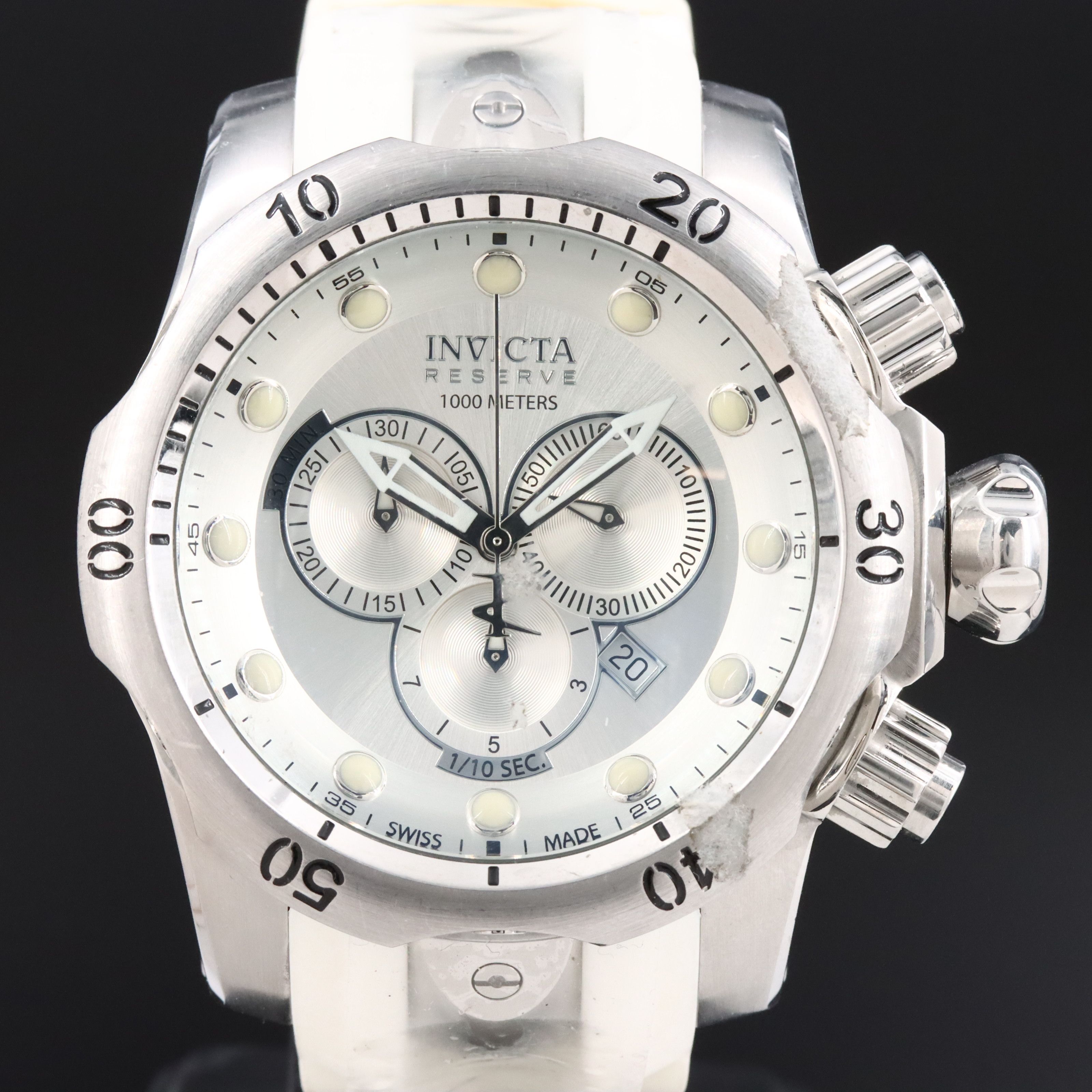 Invicta Reserve Stainless Steel Swiss Chronograph Watch