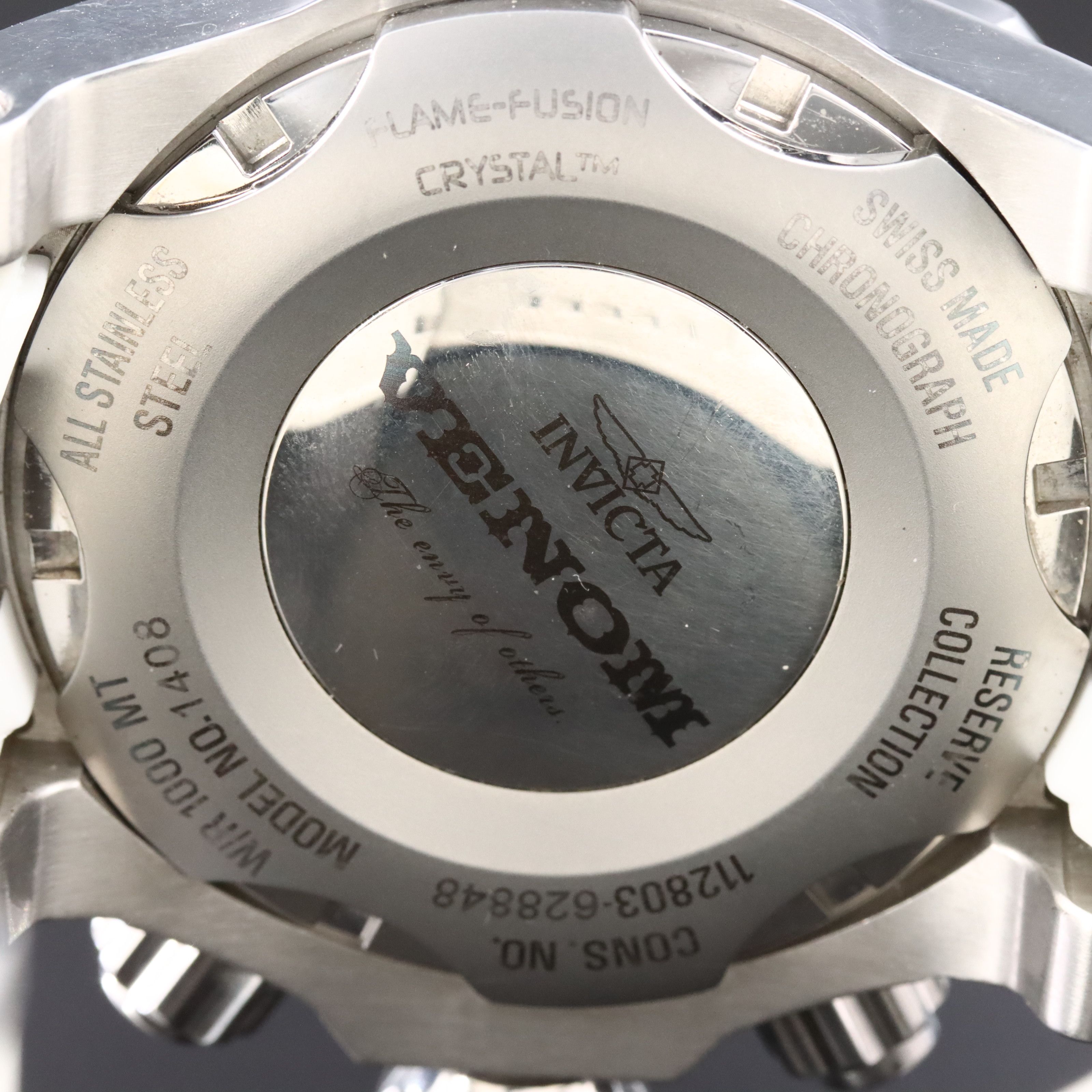 Invicta Reserve Stainless Steel Swiss Chronograph Watch