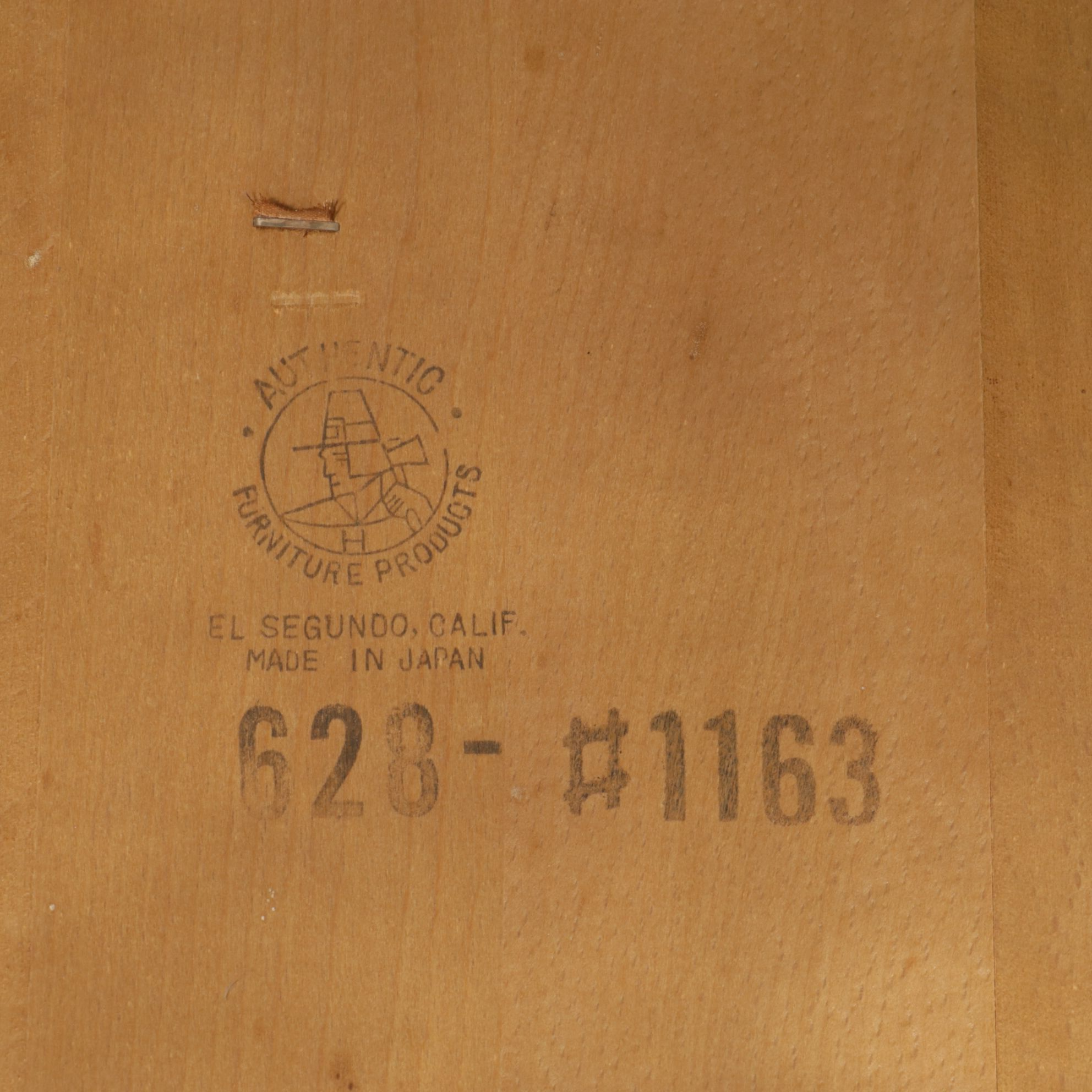 Authentic Furniture Spindle-Back Rocking Chair with Faux Leather Seat