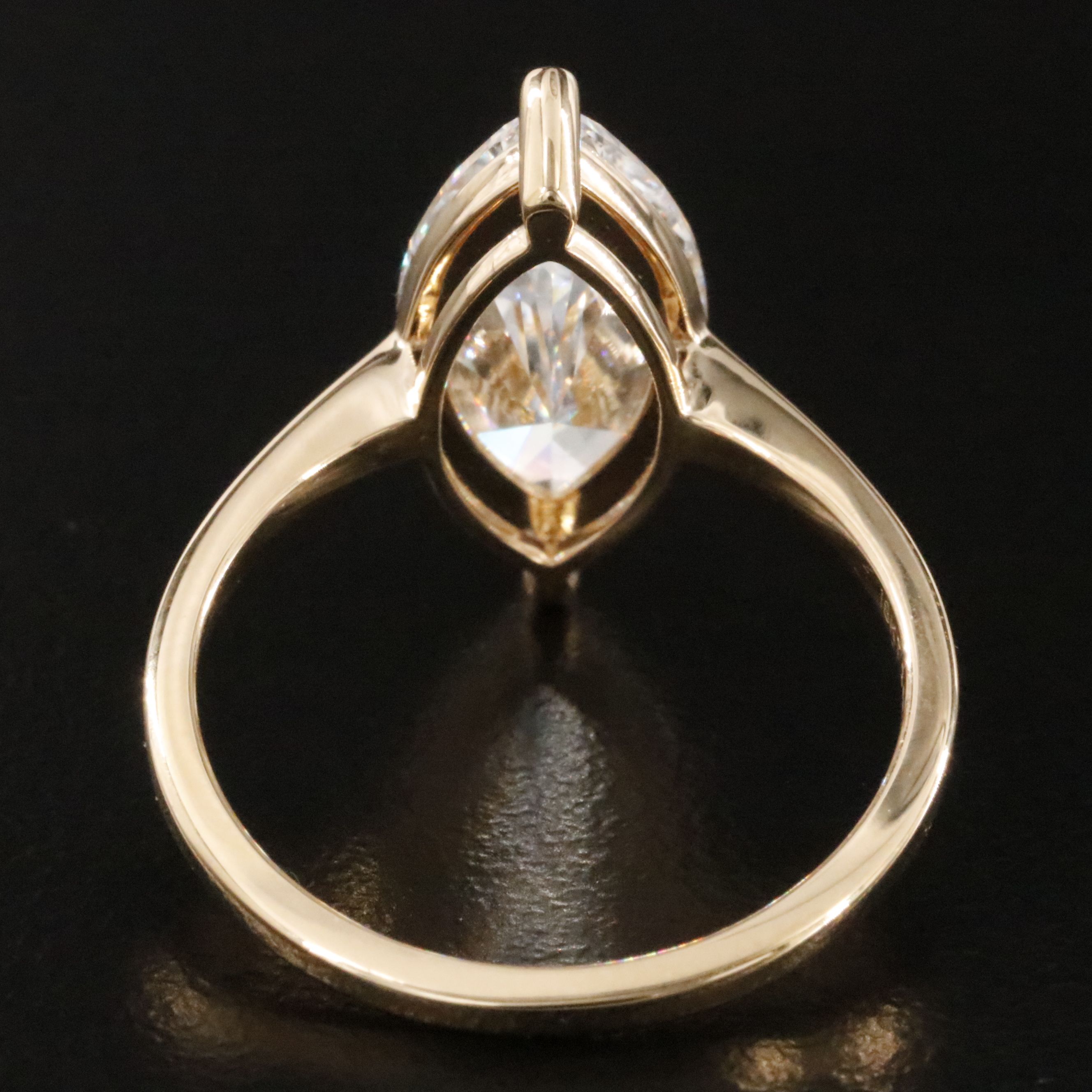 18K 3.05 CT Lab Grown Diamond Solitaire Ring with IGI Report