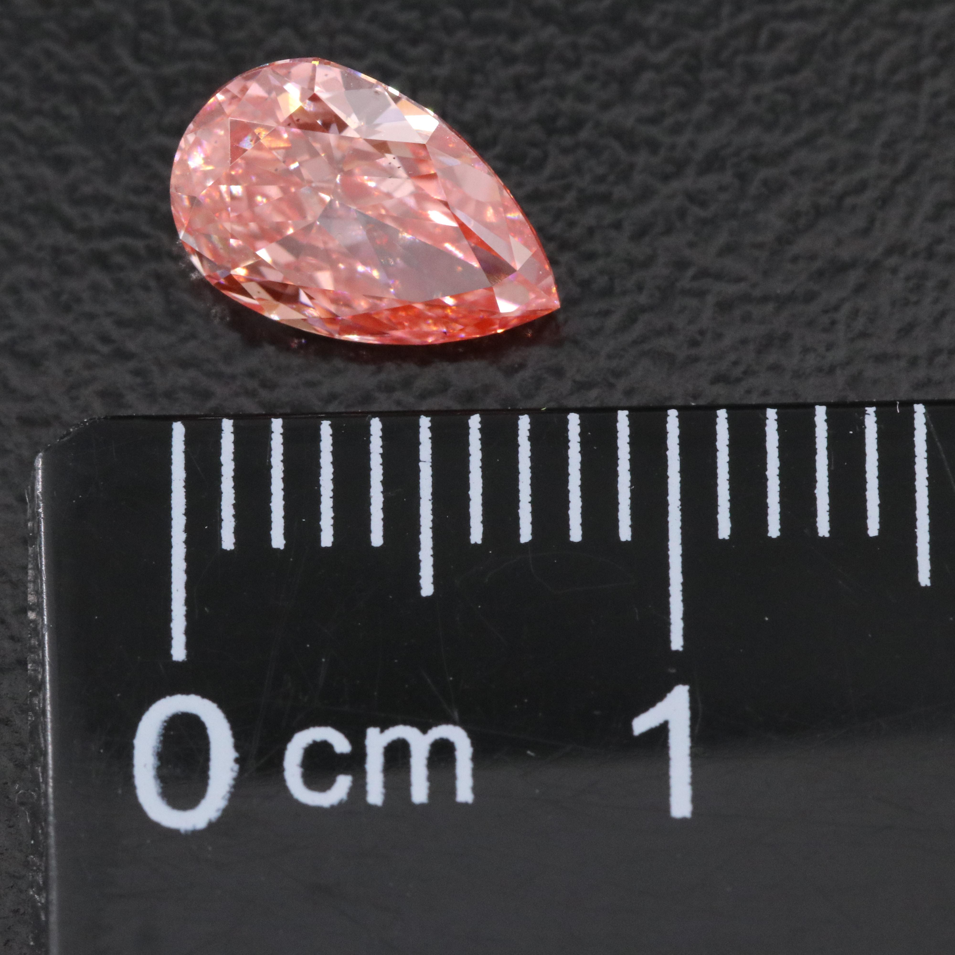 Loose 1.10 CT Lab Grown Fancy Vivid Pink Diamond with IGI Report