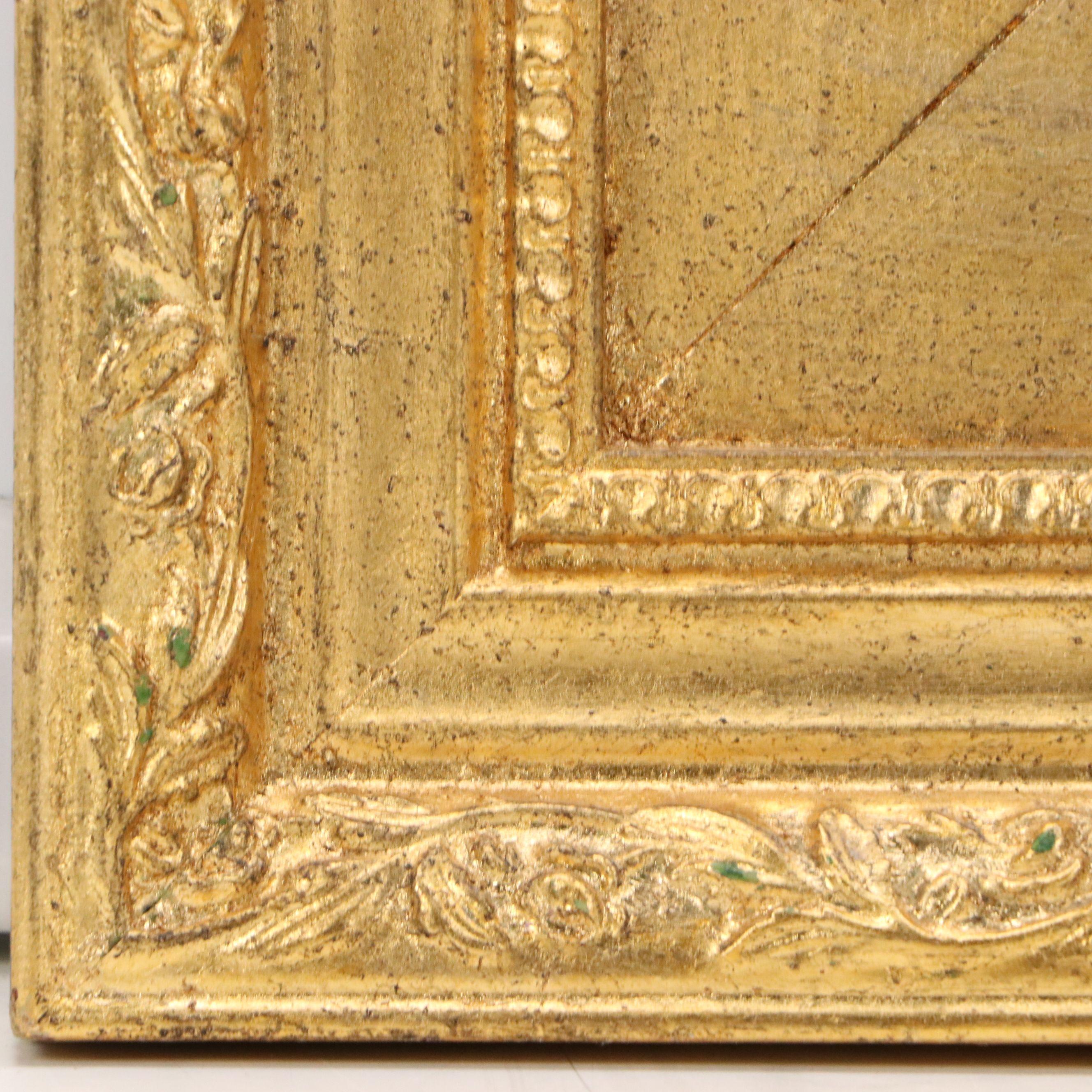 L. W. Broome Harbor Scene Oil Painting with Sailboats, 20th Century