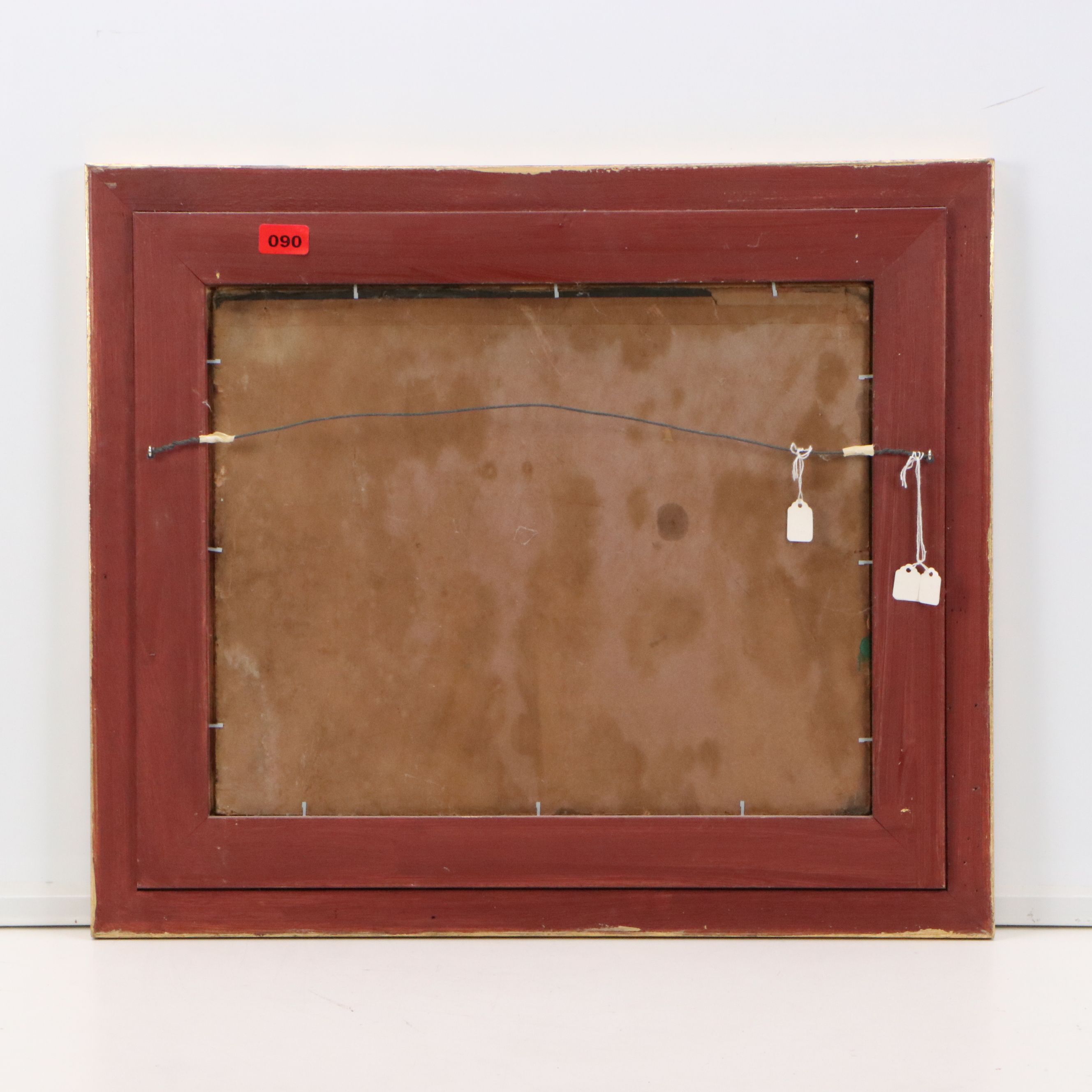 L. W. Broome Harbor Scene Oil Painting with Sailboats, 20th Century