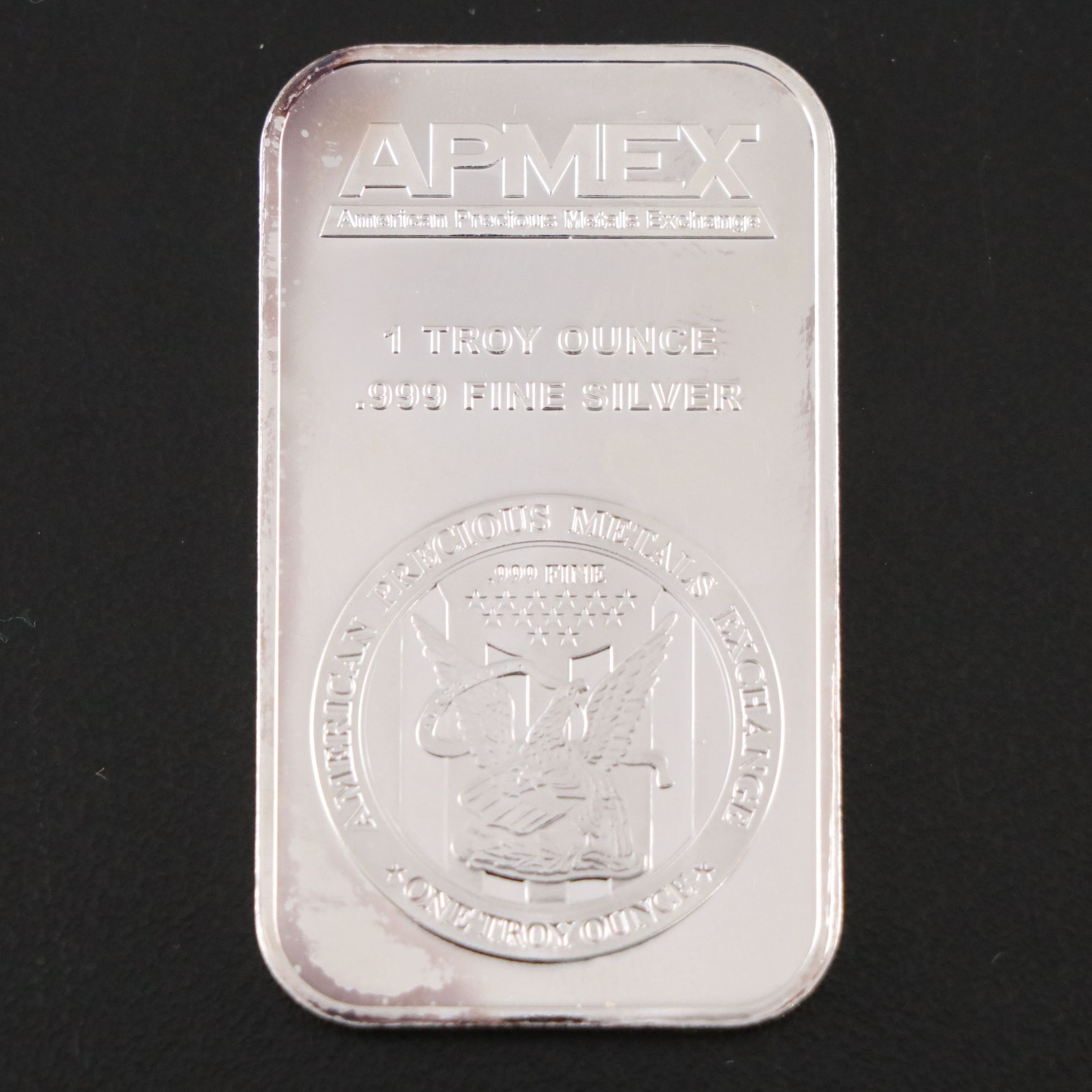APMEX One Troy Ounce Fine Silver Bar
