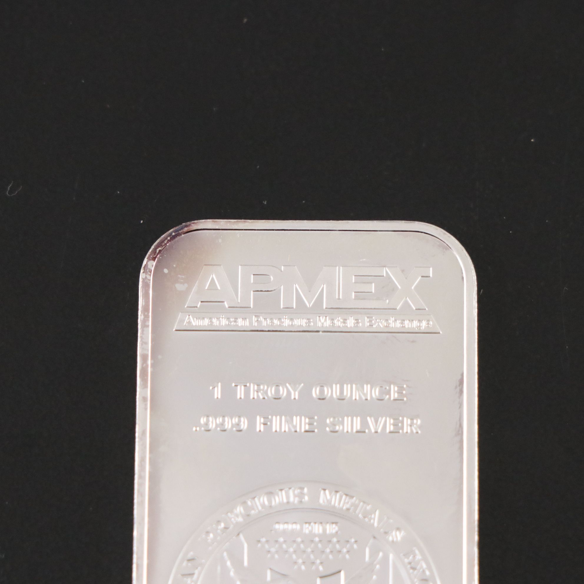 APMEX One Troy Ounce Fine Silver Bar