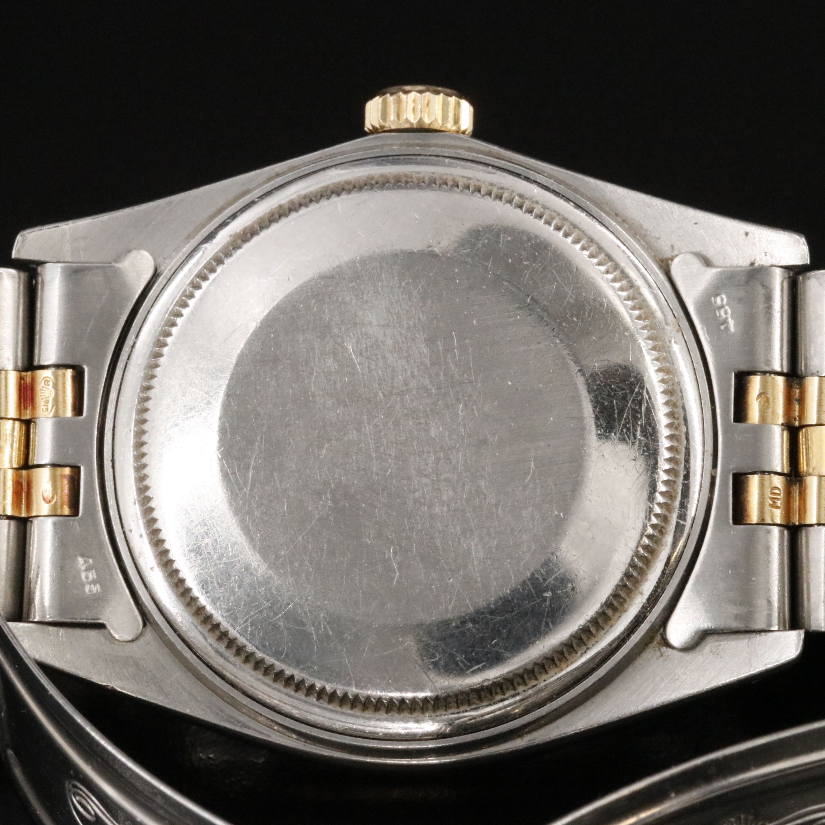 1983 Rolex Two Tone Champagne Dial Datejust 16013 Watch