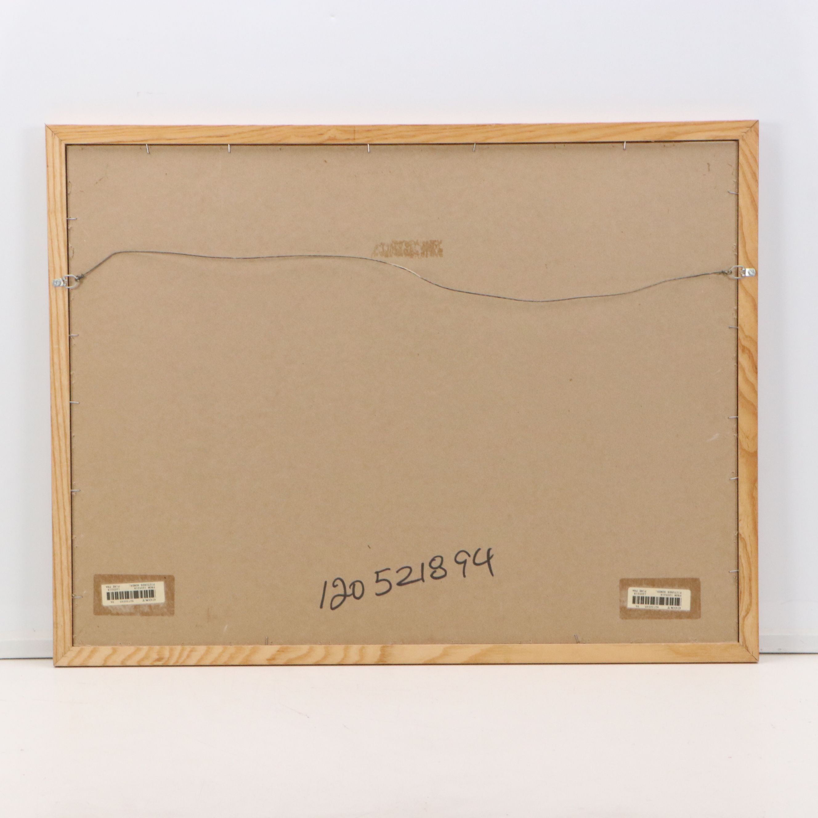 Kathleen S. Mountain Landscape Watercolor Painting with Tree