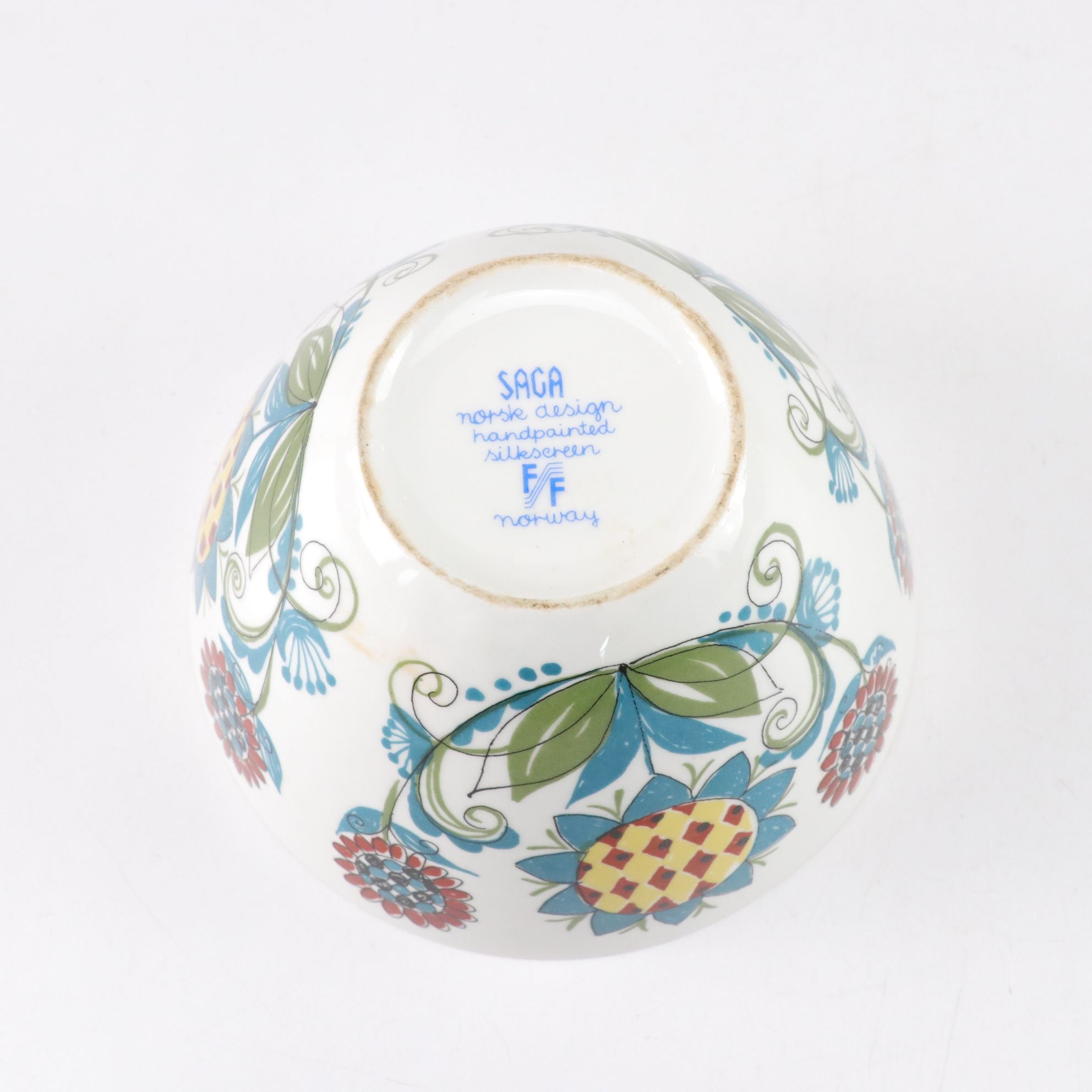 Hazel-Atlas "El Dorado" Avocado Glass Pitcher, Figgjo Hand-Painted Bowl & More