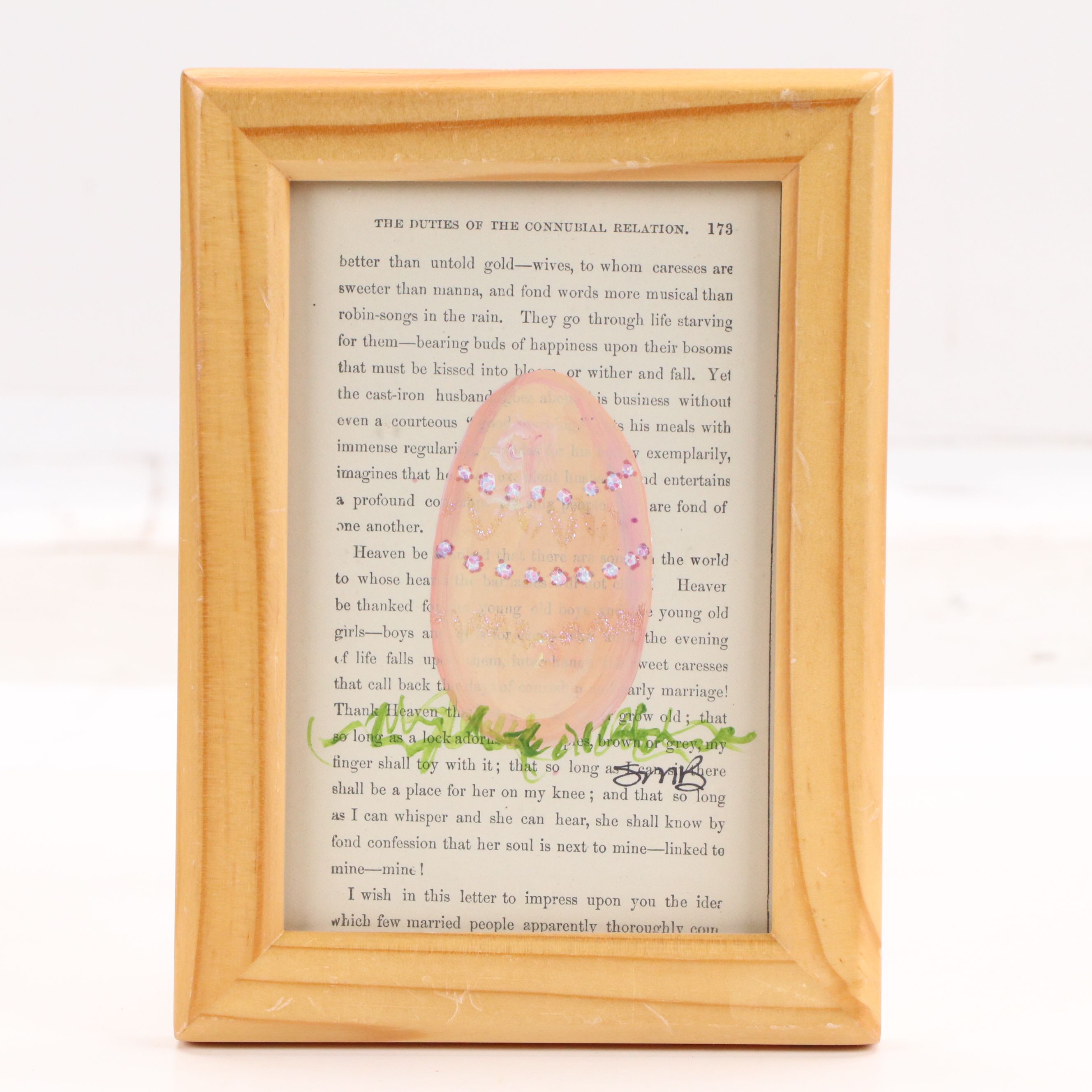 Easter Egg Paintings on Marital Texts