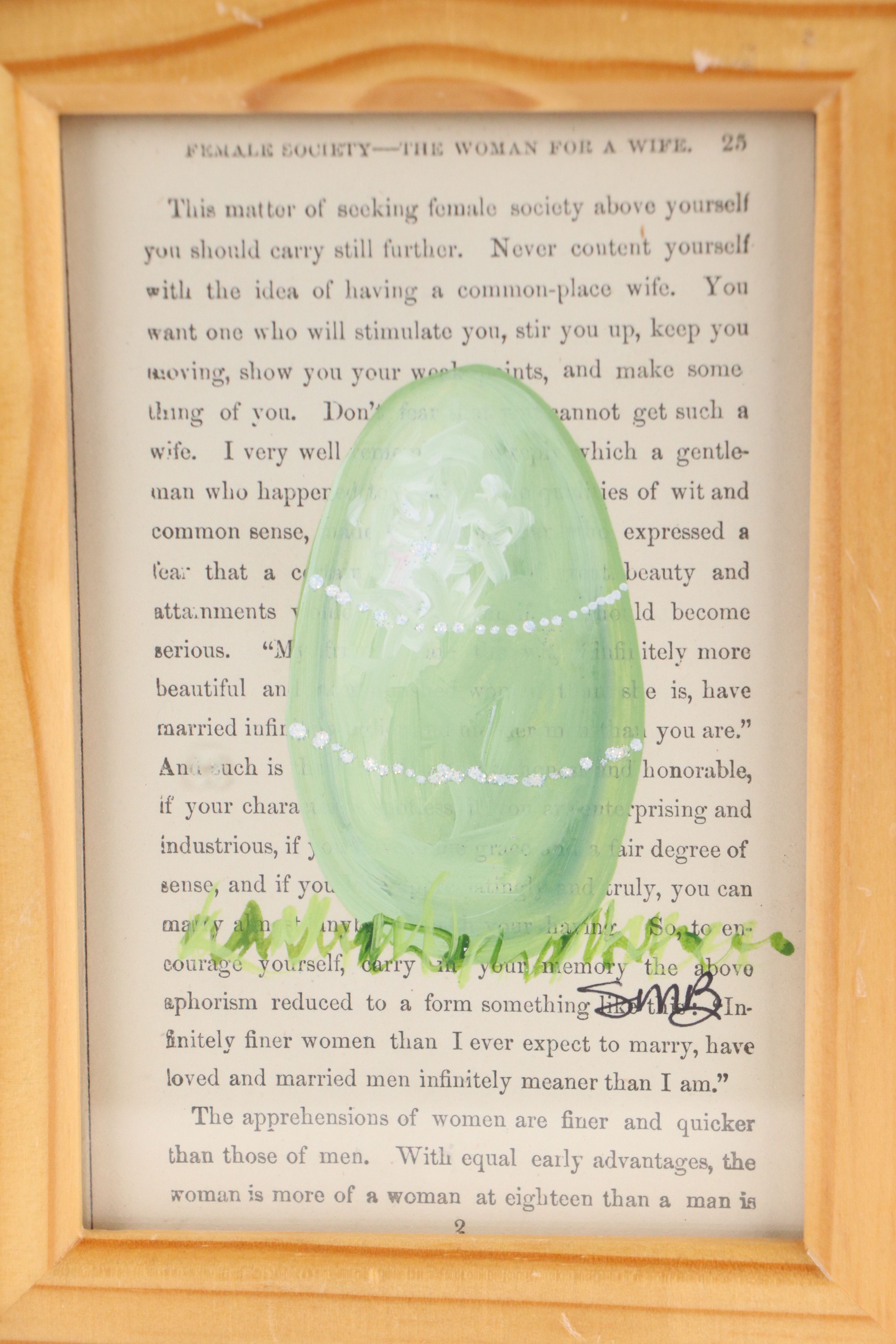 Easter Egg Paintings on Marital Texts