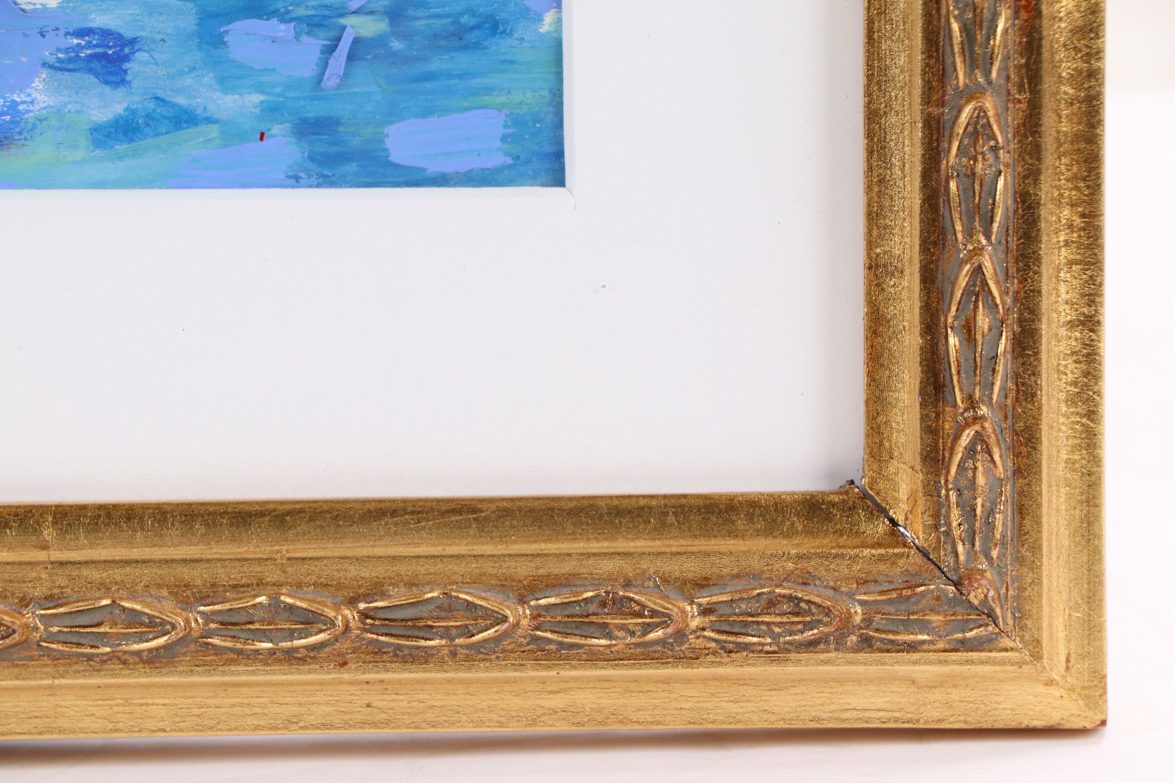 Susan Lloyd Graham Seascape Acrylic Painting "Sailing," Late 20th Century