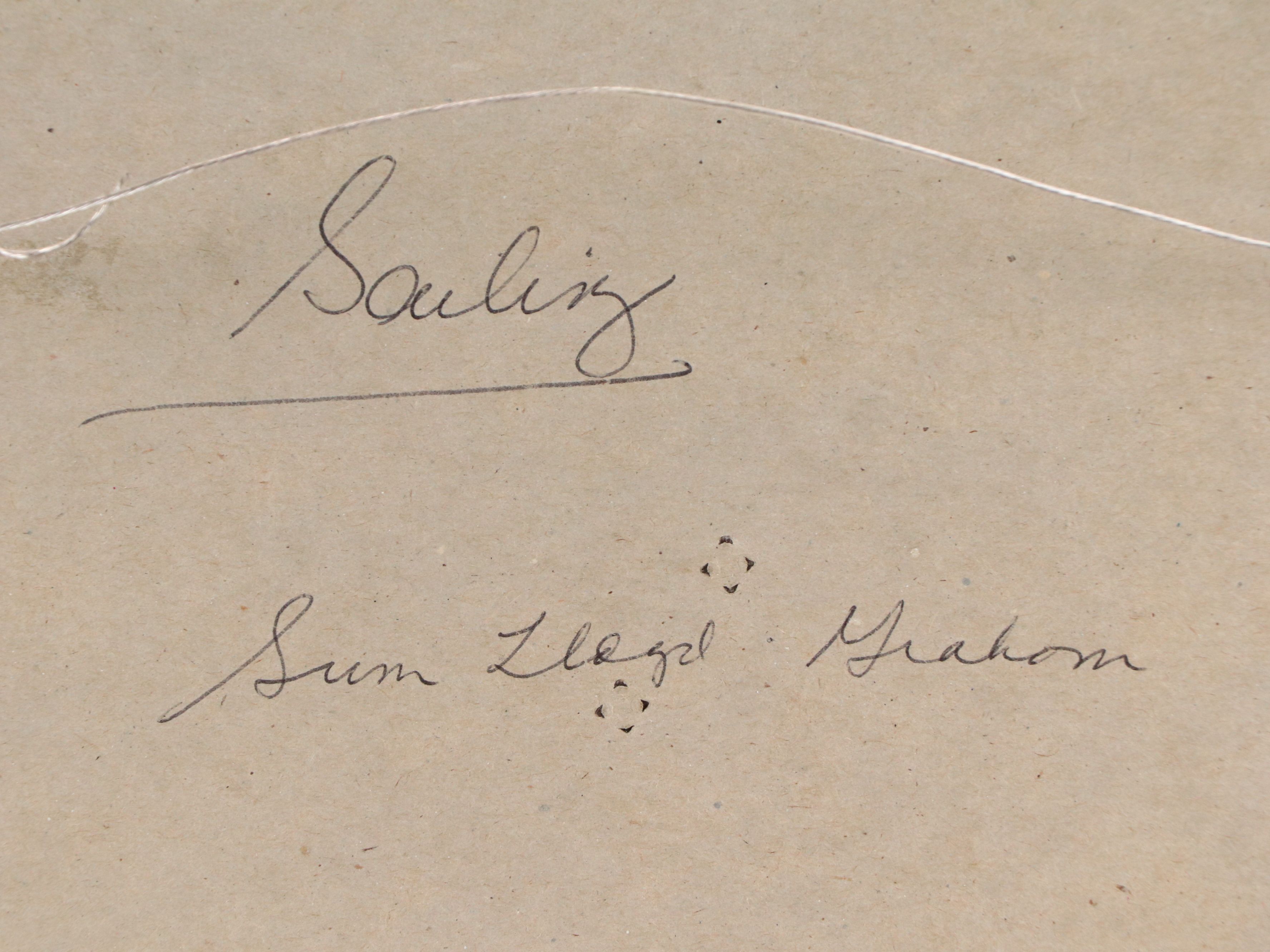 Susan Lloyd Graham Seascape Acrylic Painting "Sailing," Late 20th Century