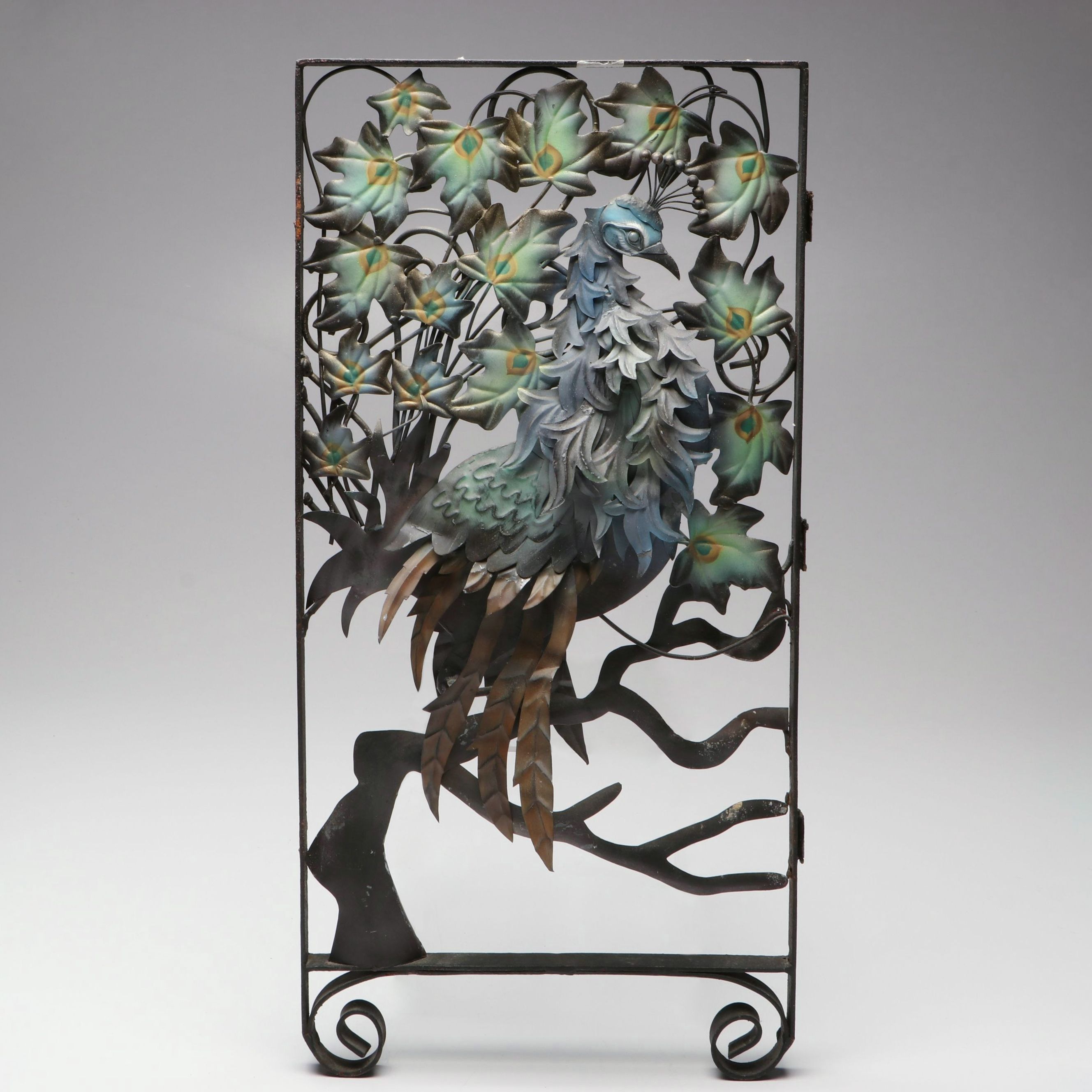 Peacock Metal Wall Hanging Art