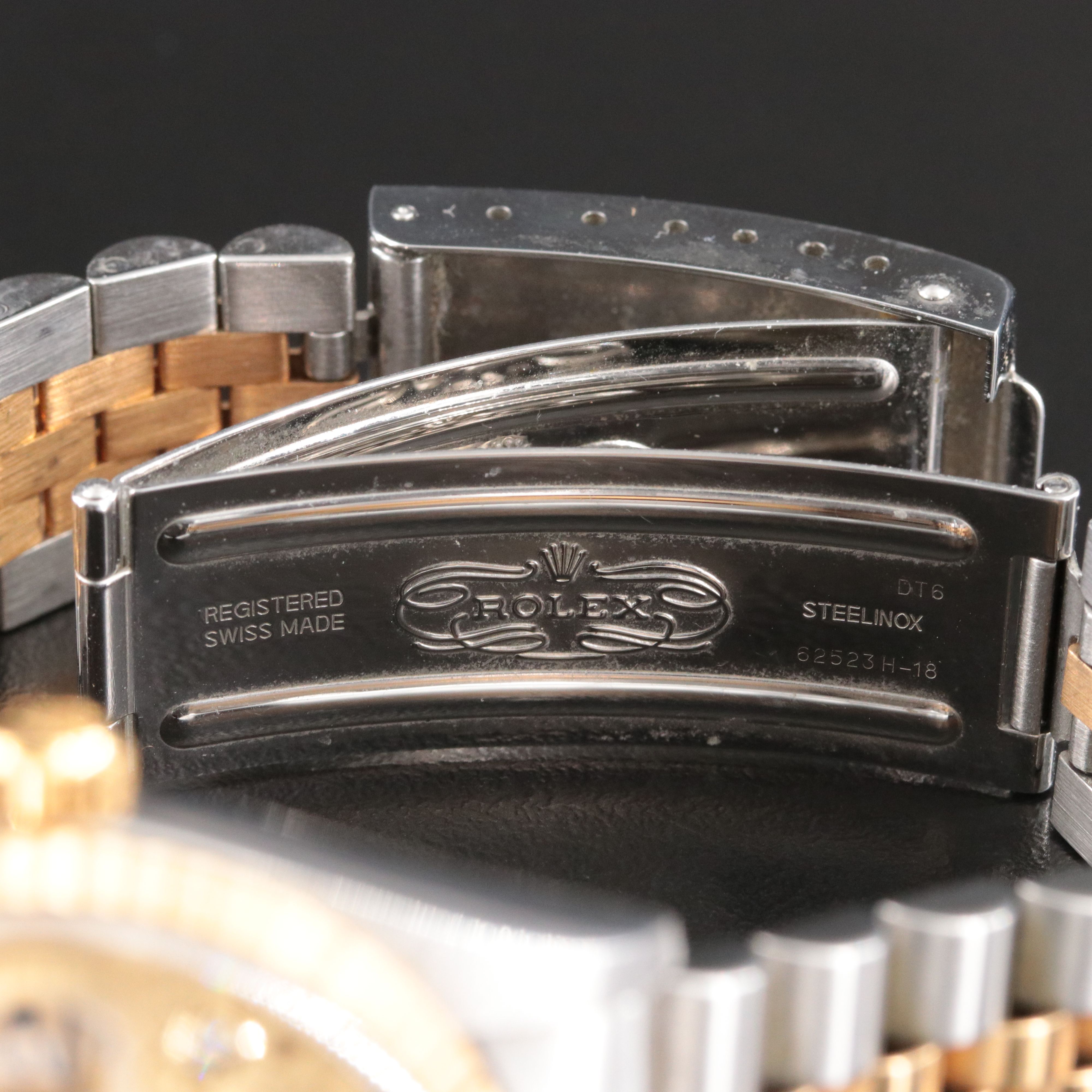 Rolex Datejust Rolesor 16233 Custom Diamond Vintage Watch c.2001