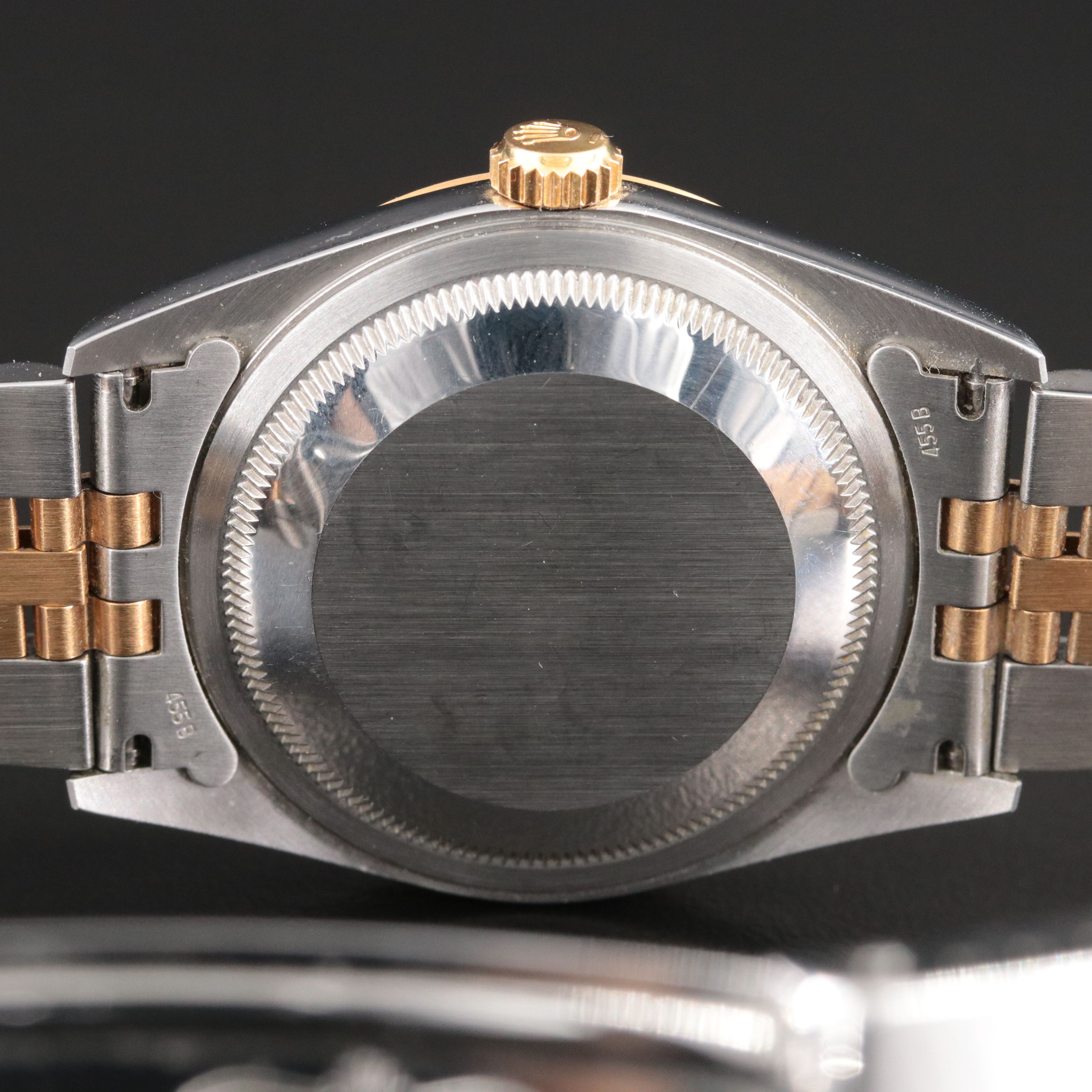 Rolex Datejust Rolesor 16233 Custom Diamond Vintage Watch c.2001