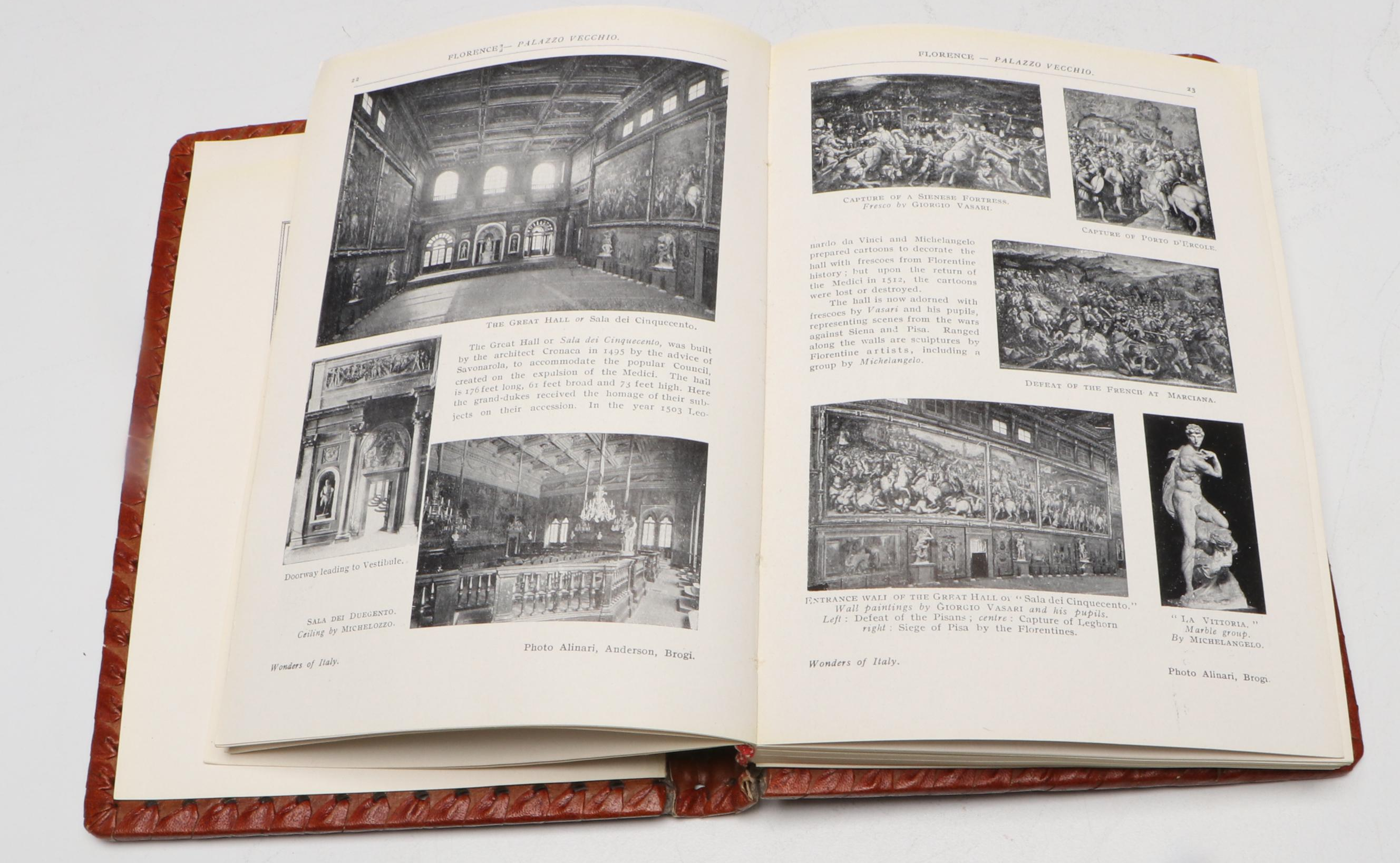 Finely Leather Bound "Florence" by J. and M. L. Fattorusso, 1950