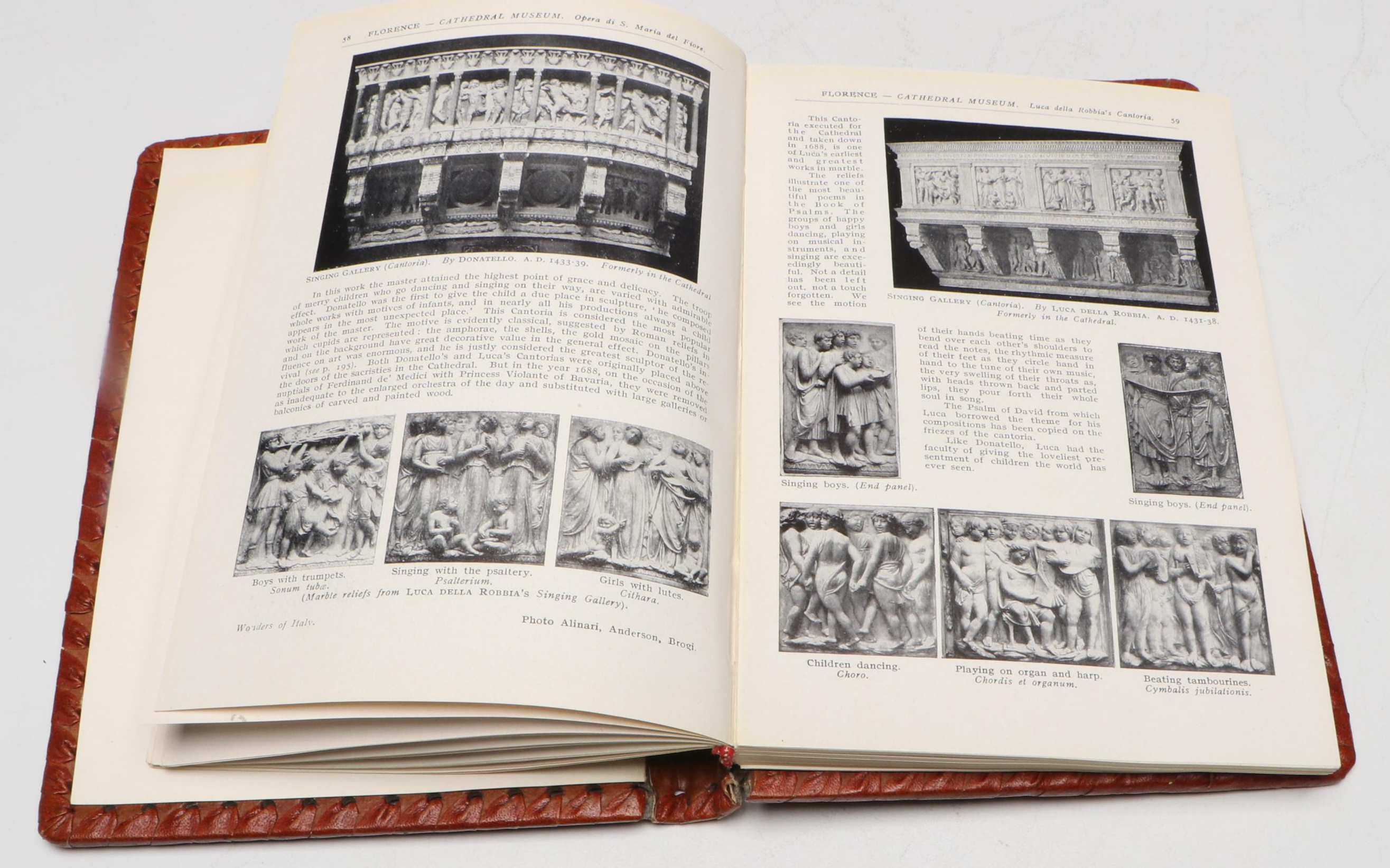 Finely Leather Bound "Florence" by J. and M. L. Fattorusso, 1950