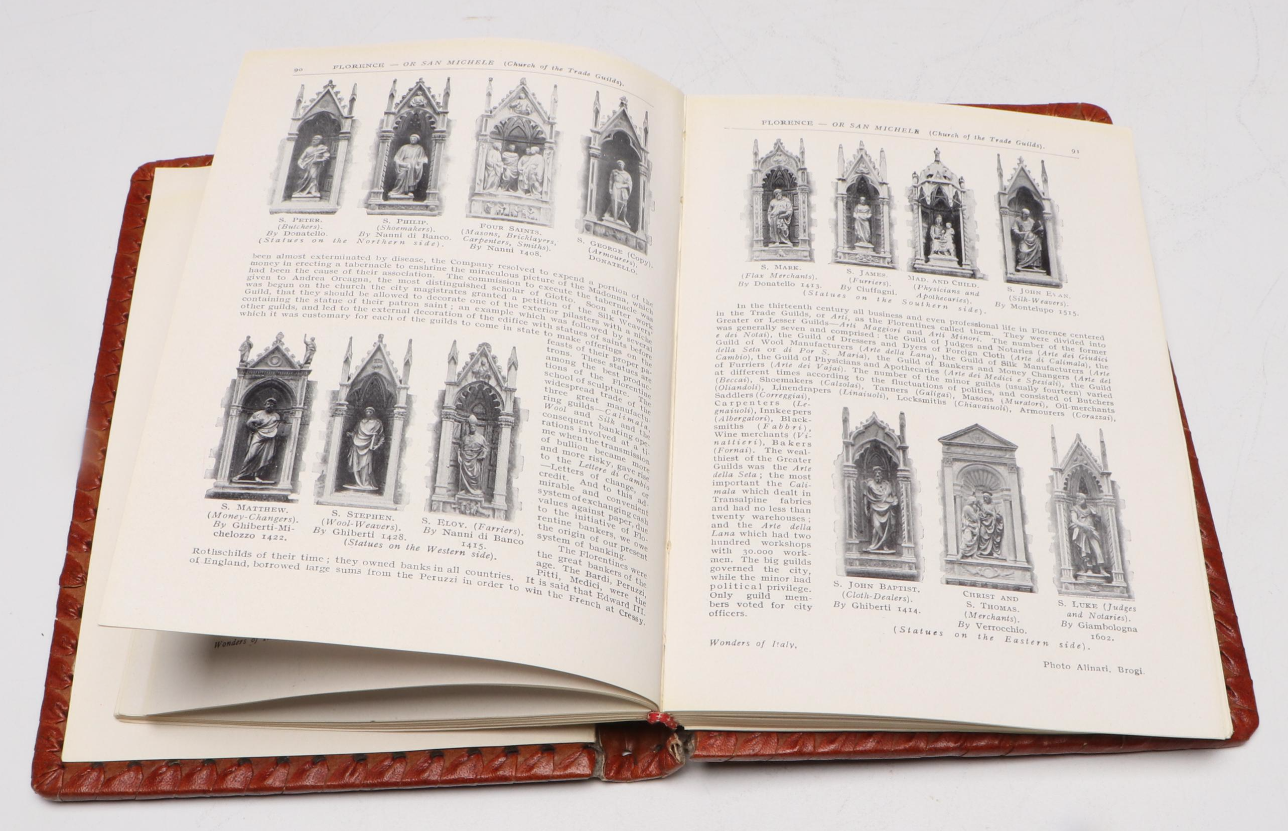 Finely Leather Bound "Florence" by J. and M. L. Fattorusso, 1950