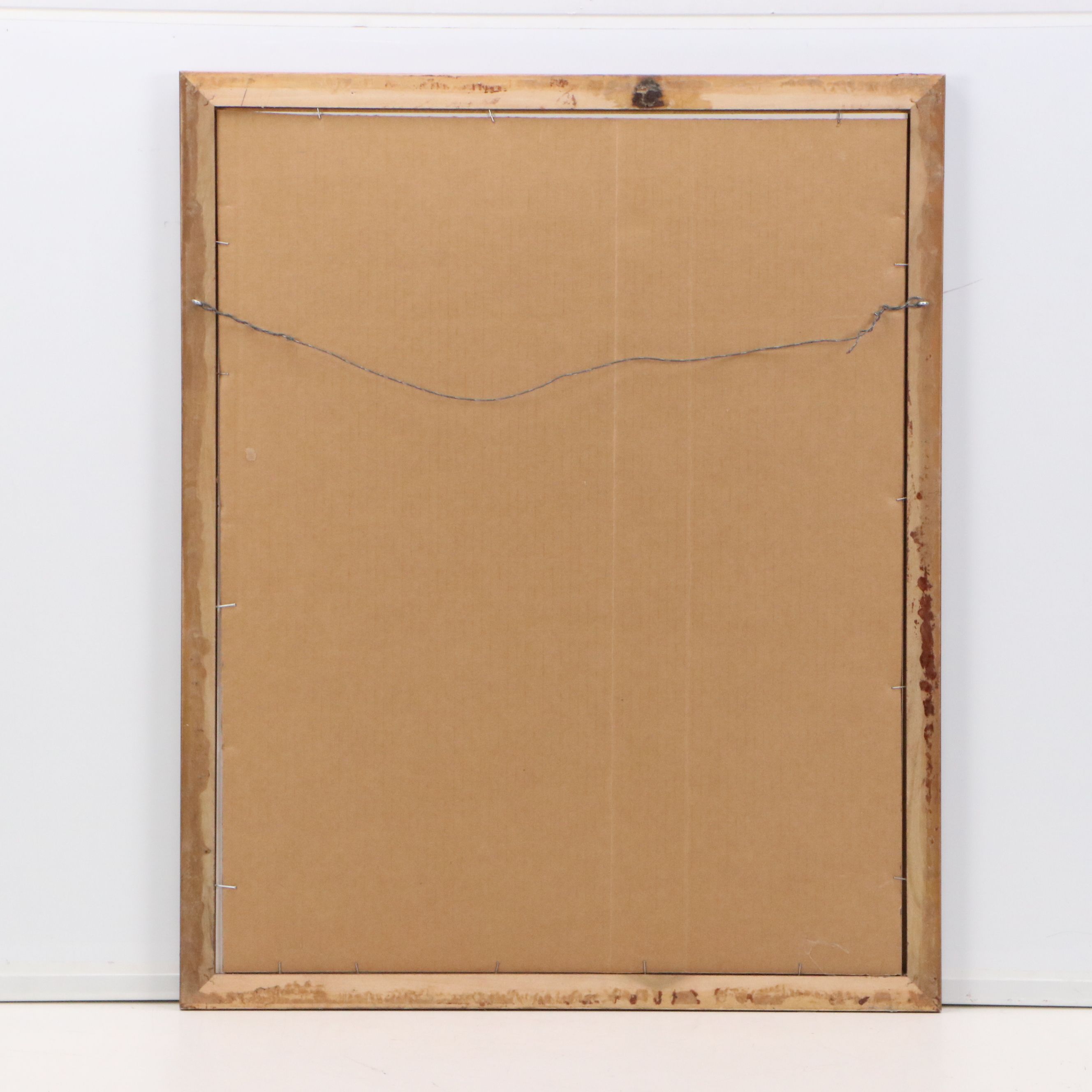 K. Schuckel Coastal Watercolor Painting of Lighthouse with Waterfowl