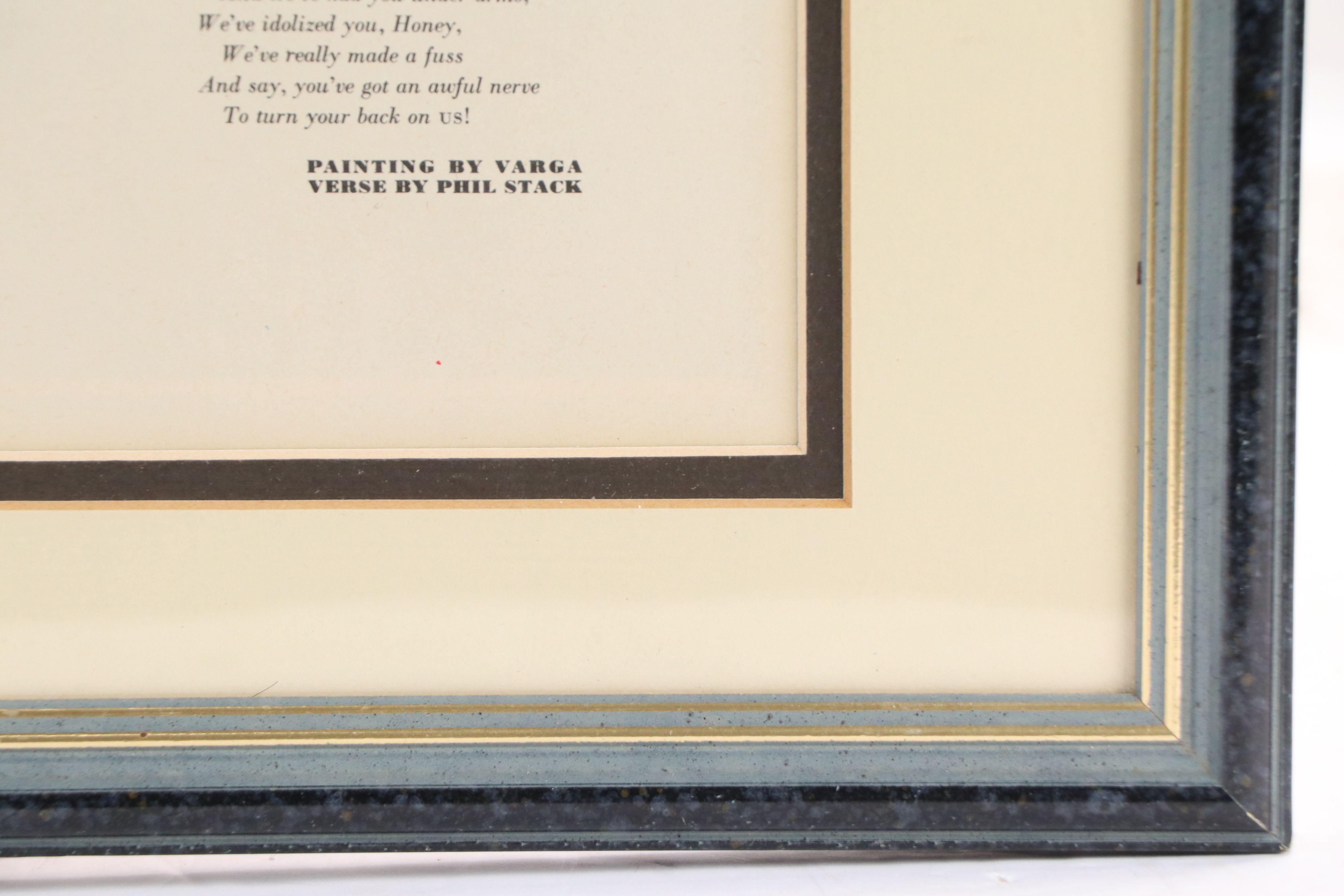 Pinup Offset Lithograph After Alberto Vargas