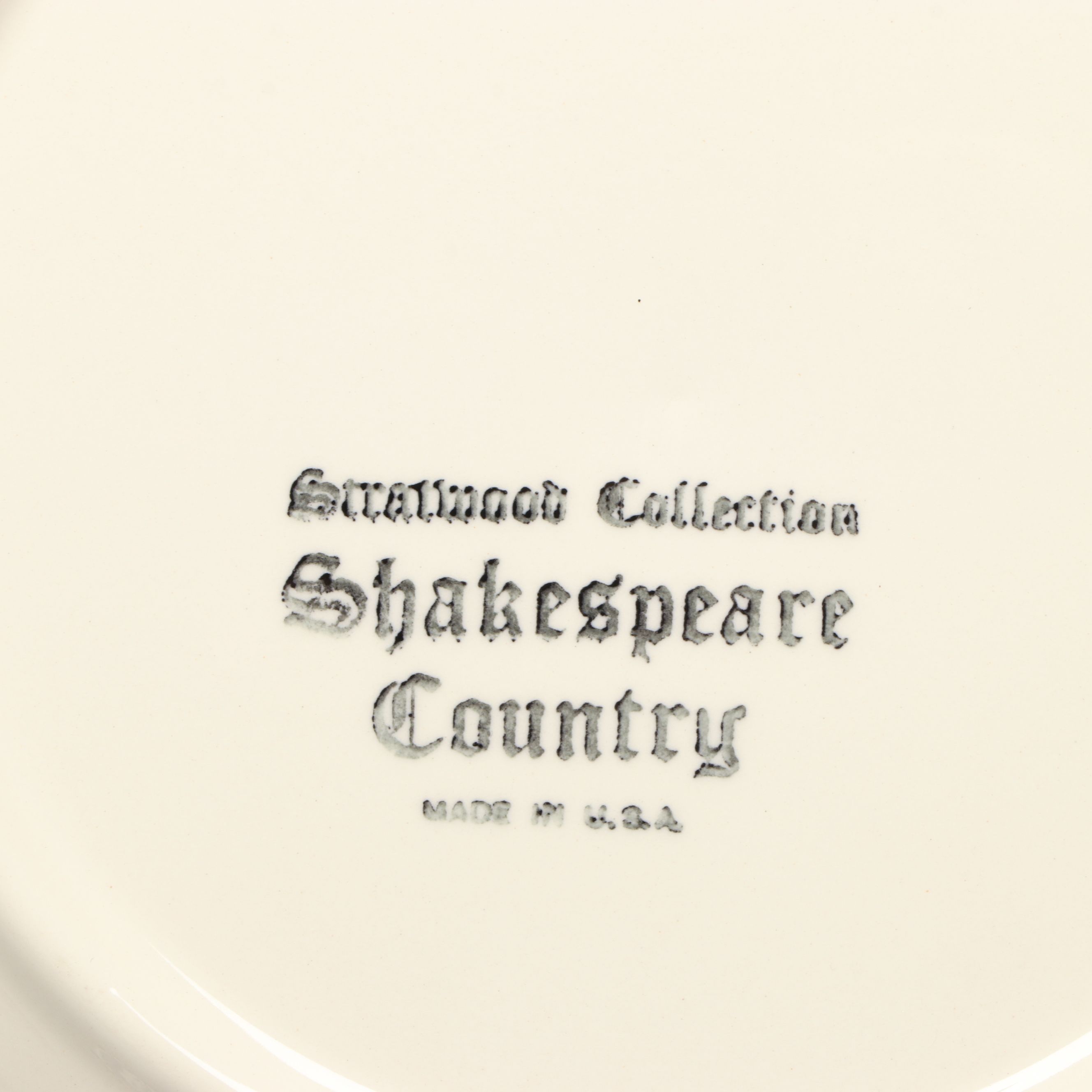 Homer Laughlin "Shakespeare Country Blue" Ceramic Dinnerware