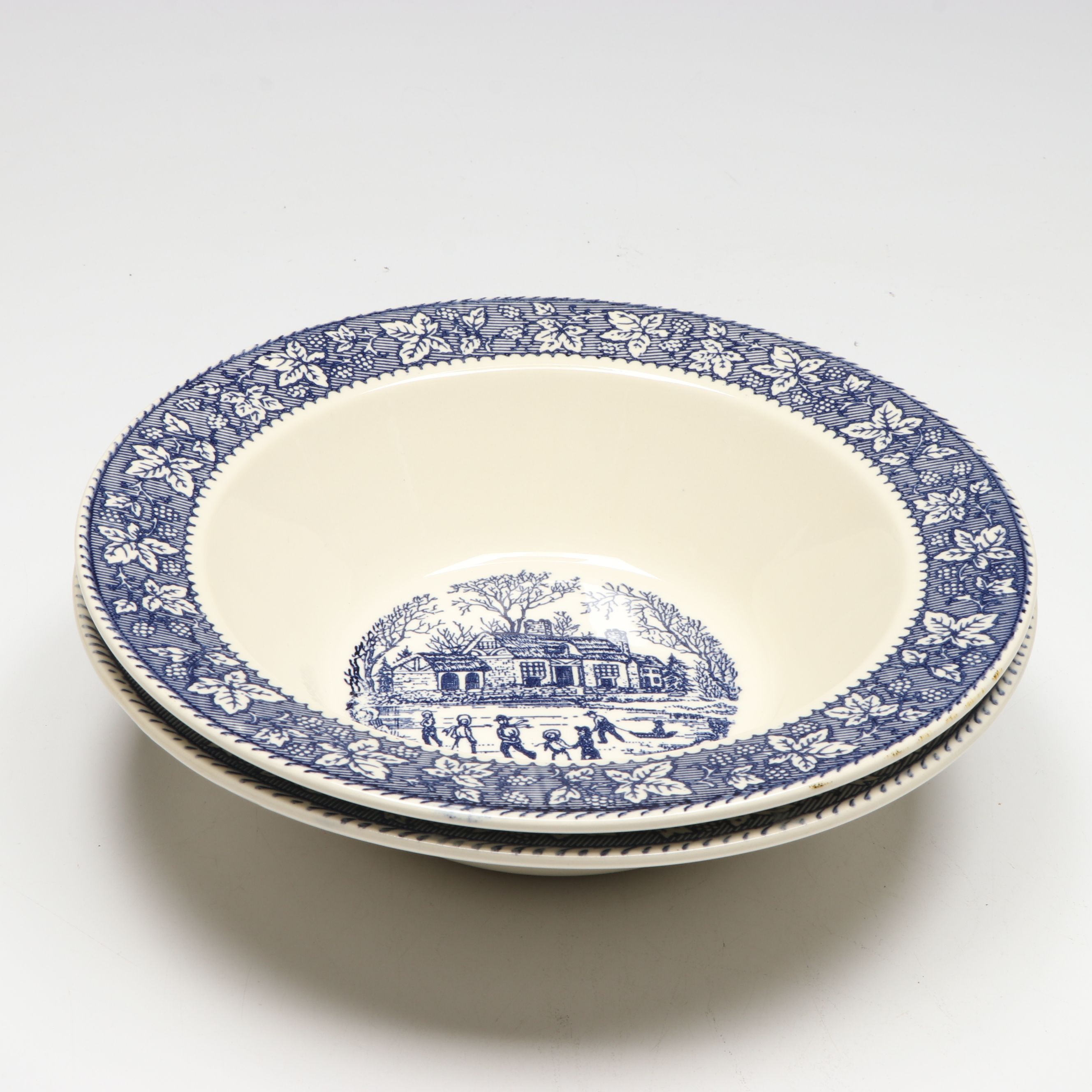 Homer Laughlin "Shakespeare Country Blue" Ceramic Dinnerware