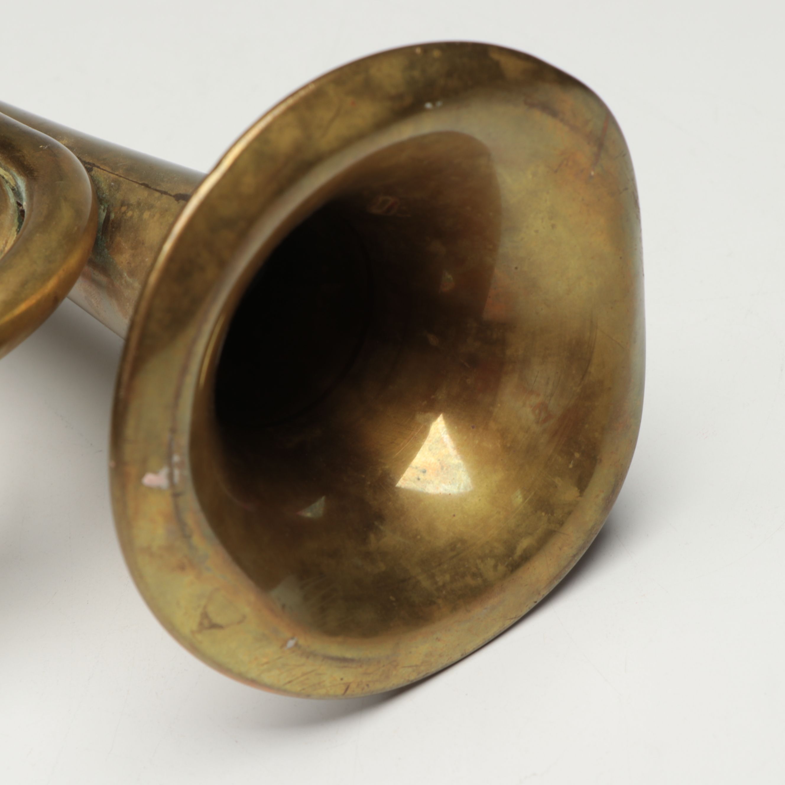 Silvertone and Lorenzo Sanzone U.S Regulation Brass Bugles