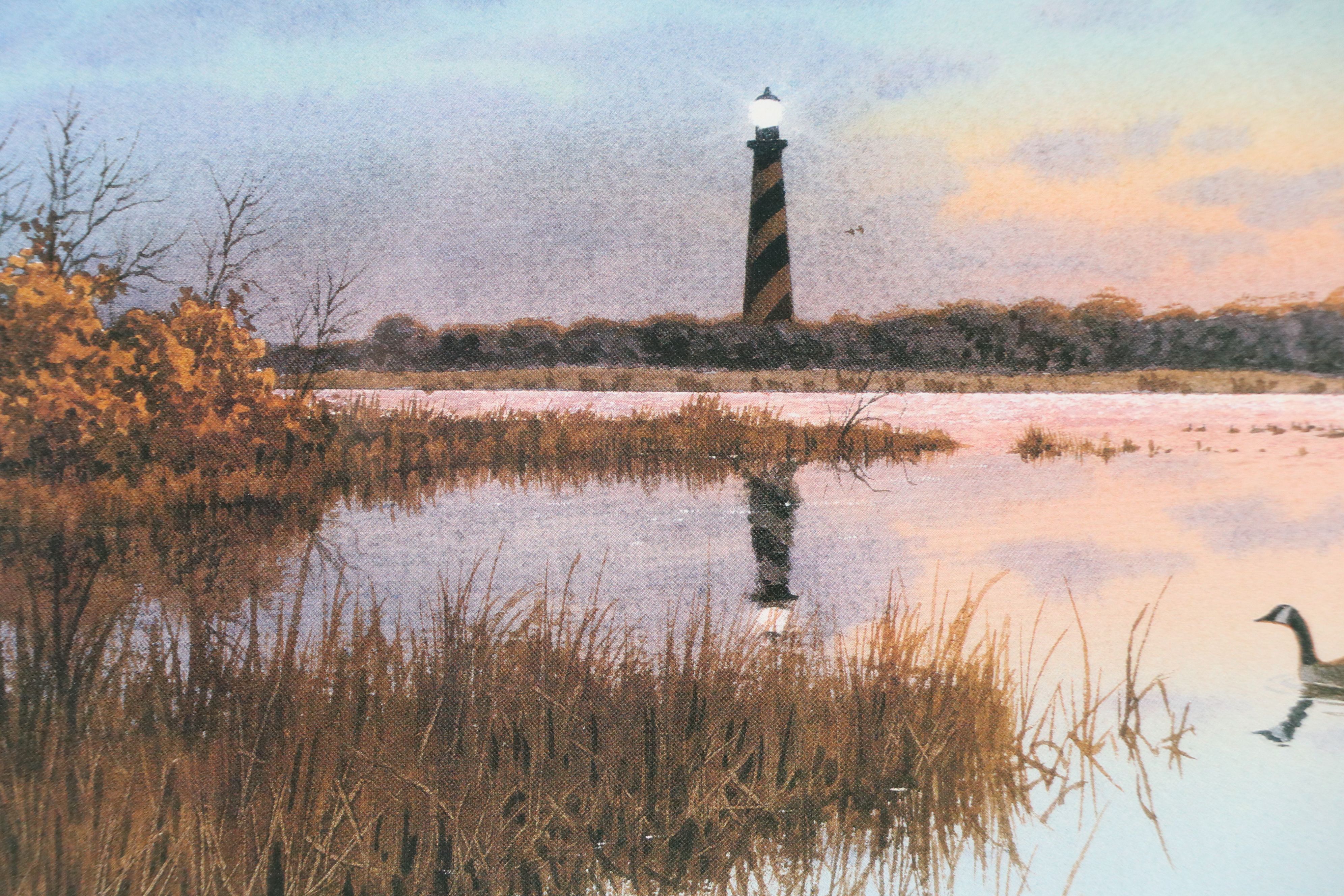 William Redd Taylor Offset Lithograph "Hatteras Autumn"