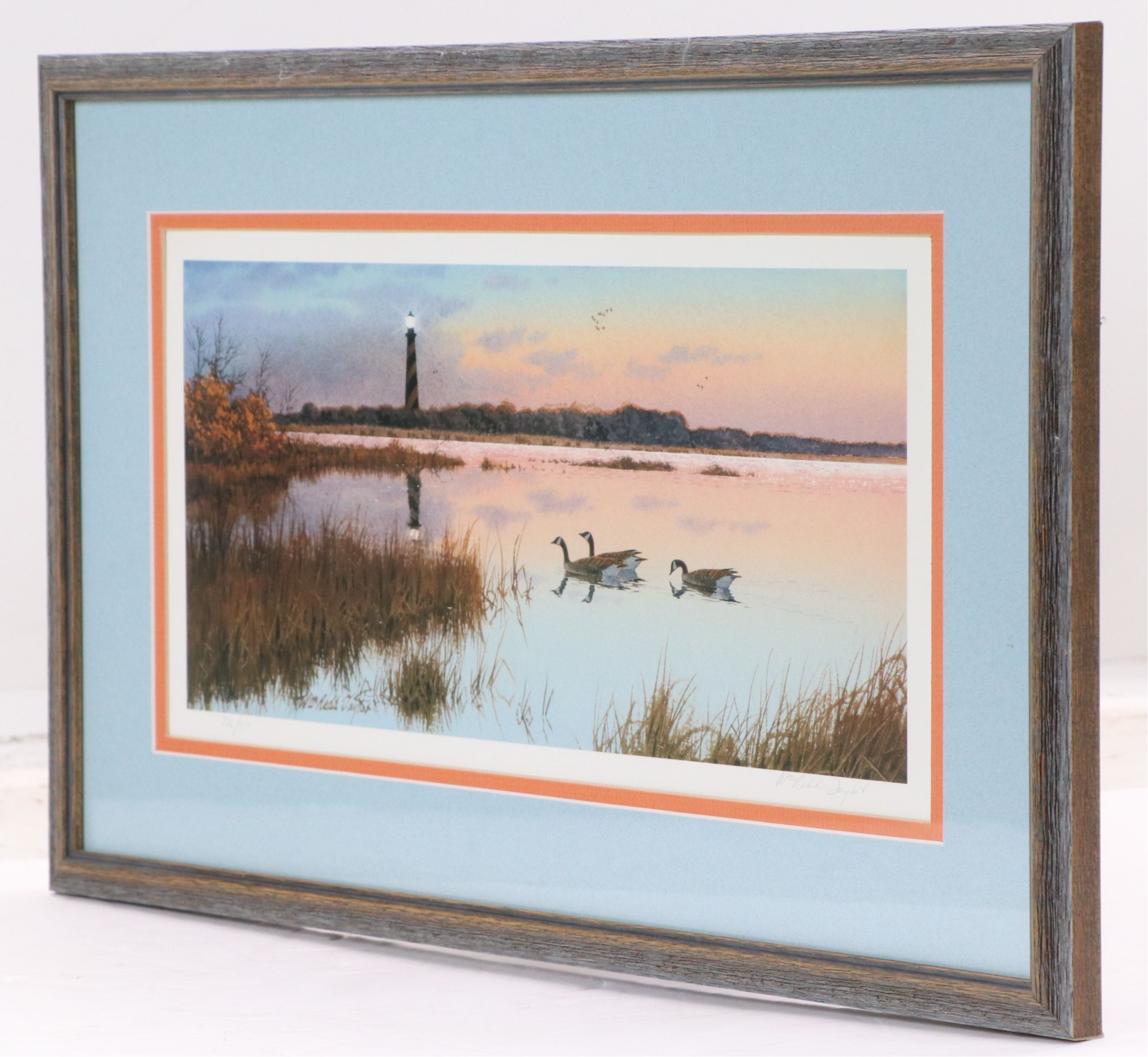 William Redd Taylor Offset Lithograph "Hatteras Autumn"