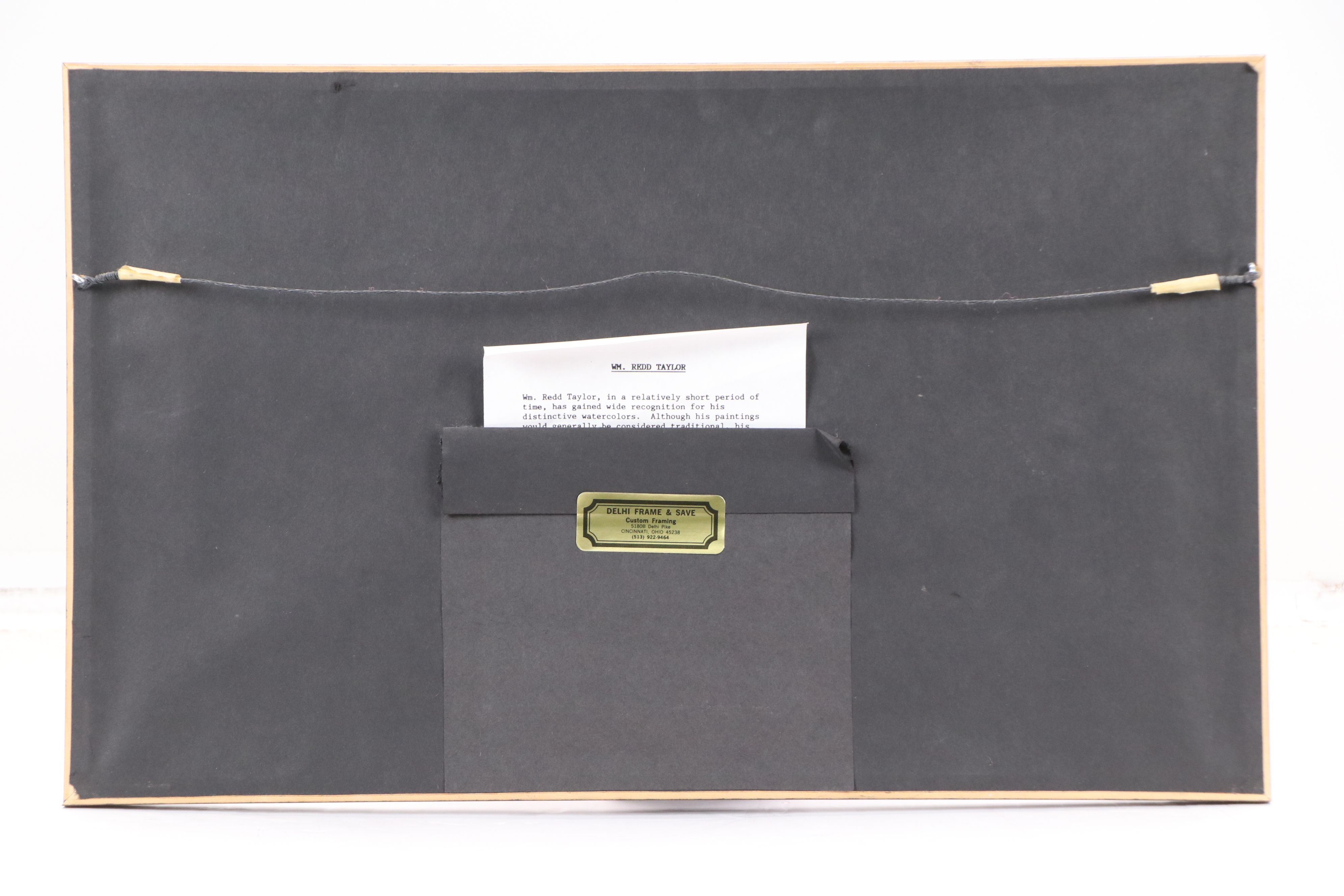 William Redd Taylor Offset Lithograph "Hatteras Autumn"