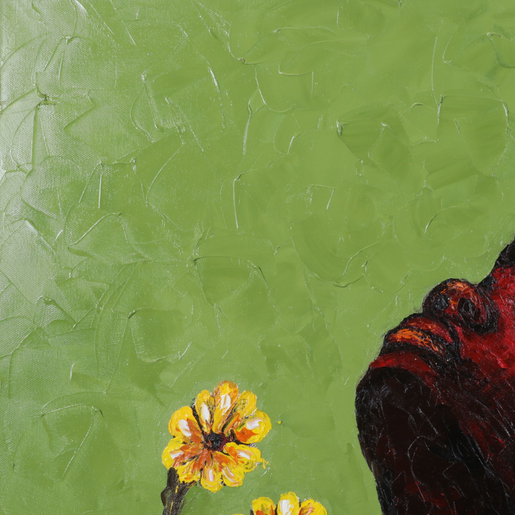 Oluwakemi Omowaire Oil Portrait "Symphony", Early 21st Century