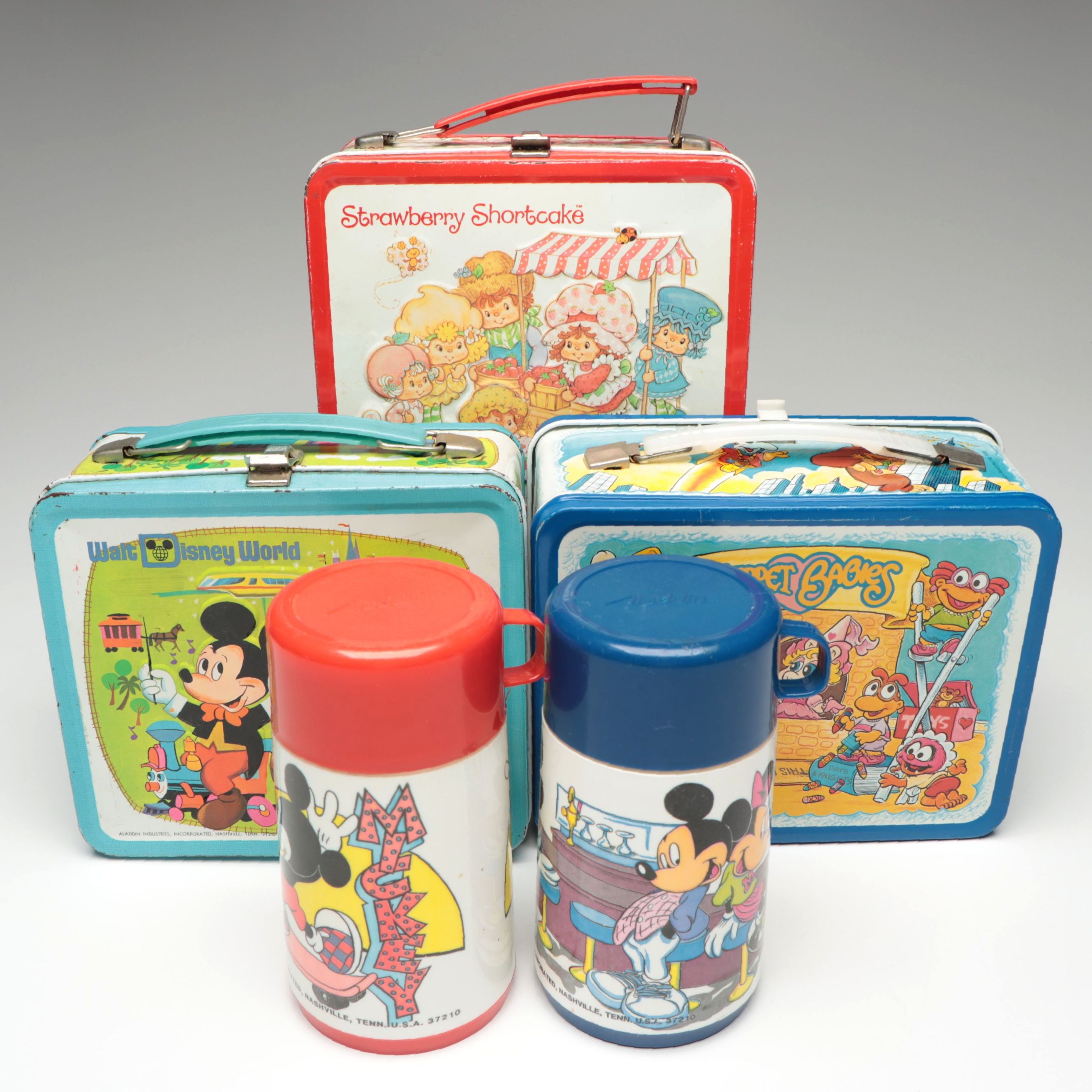 Aladdin Industries "Walt Disney World" with Other Lunchboxes and Thermoses