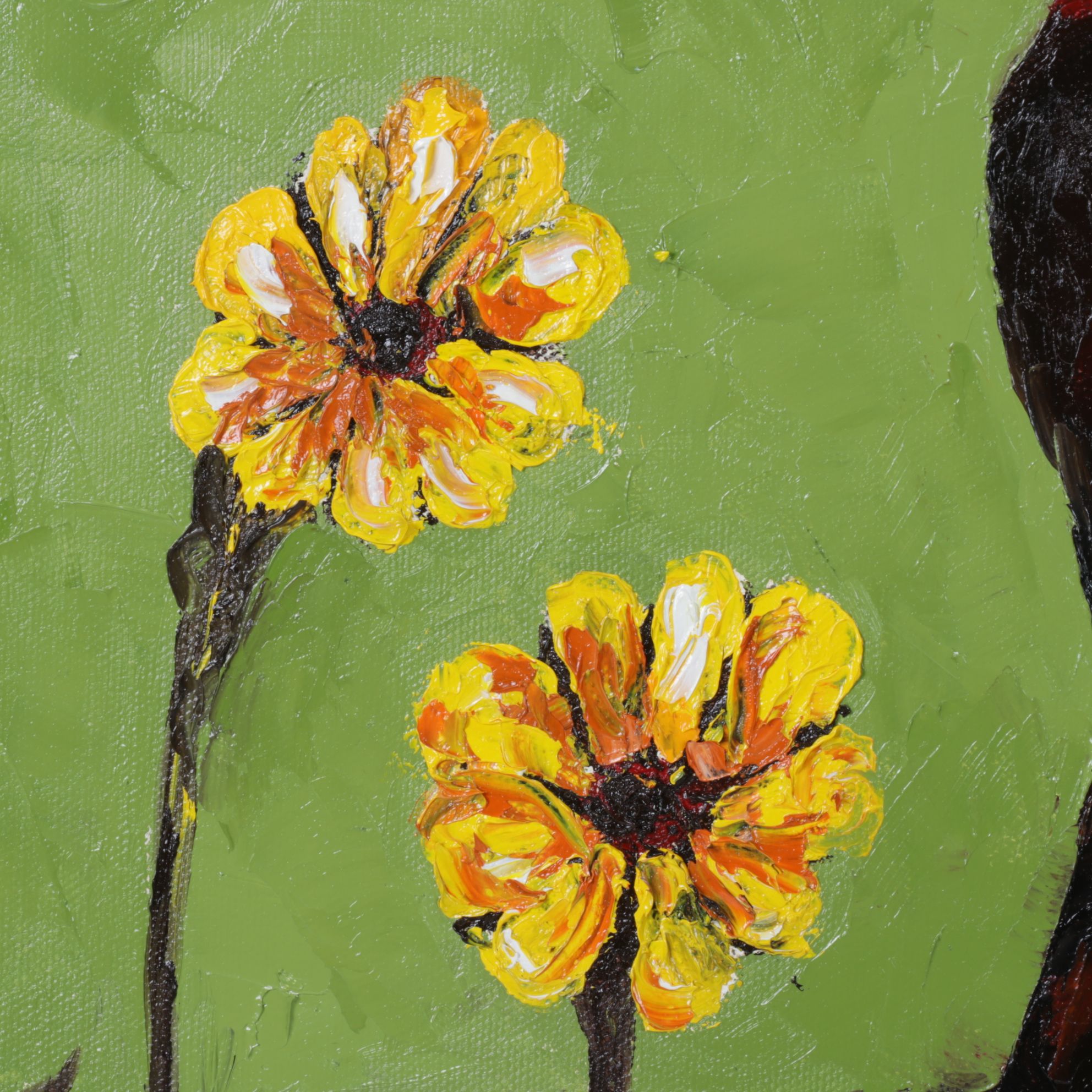 Oluwakemi Omowaire Oil Portrait "Symphony", Early 21st Century