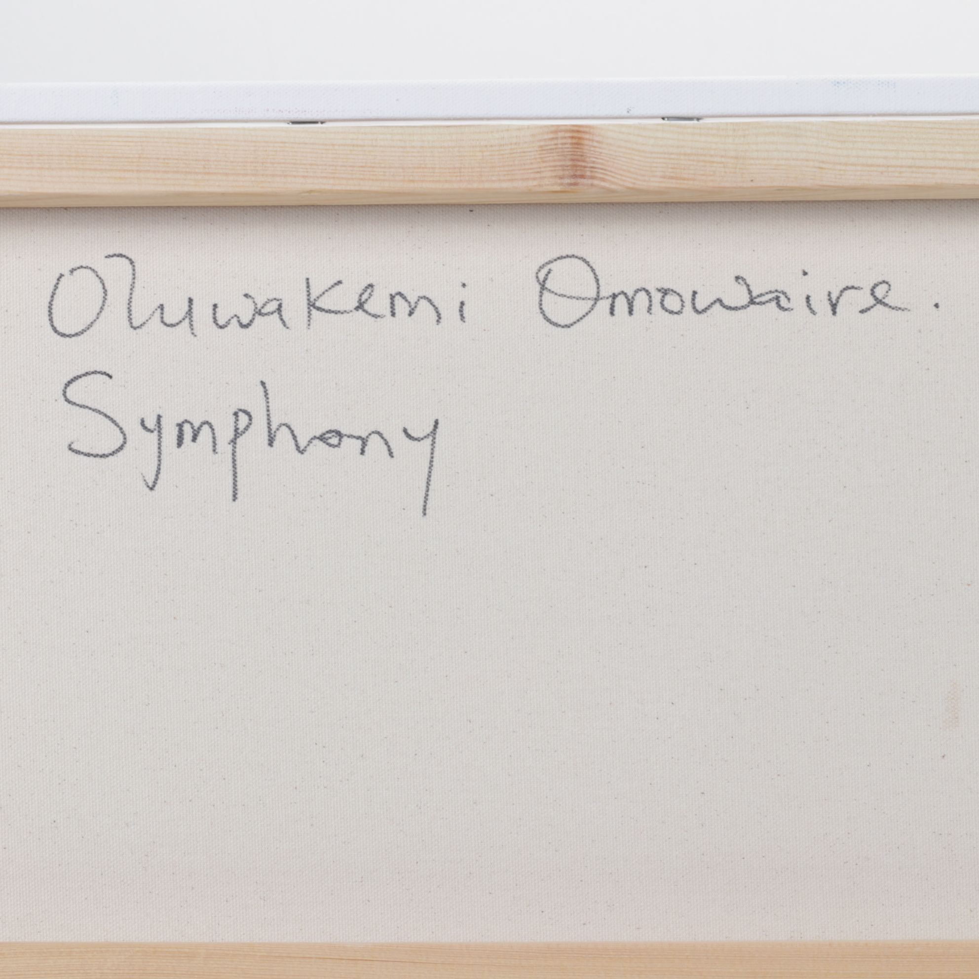 Oluwakemi Omowaire Oil Portrait "Symphony", Early 21st Century