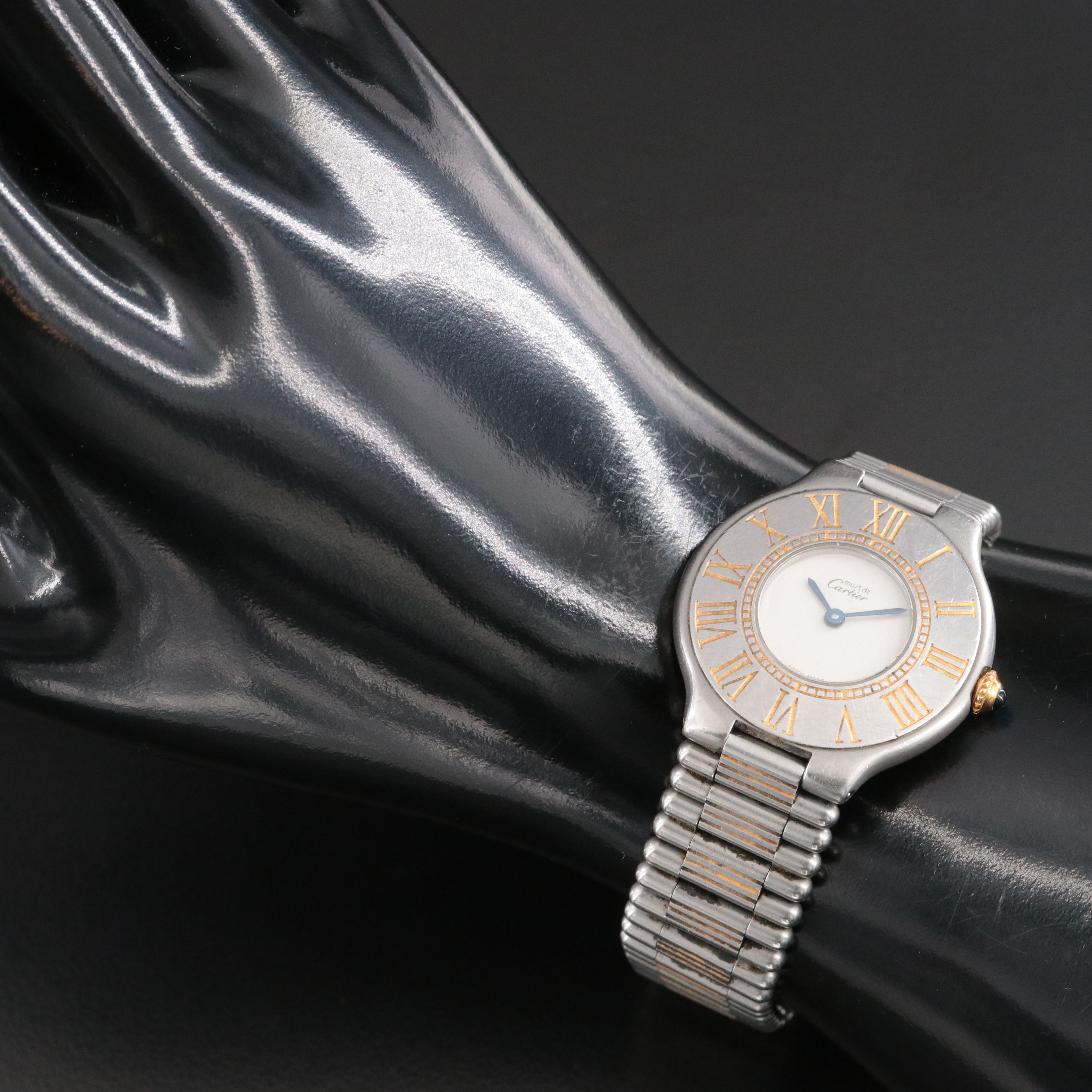 Cartier must de Cartier 21 Two Tone Quartz 9010 Watch